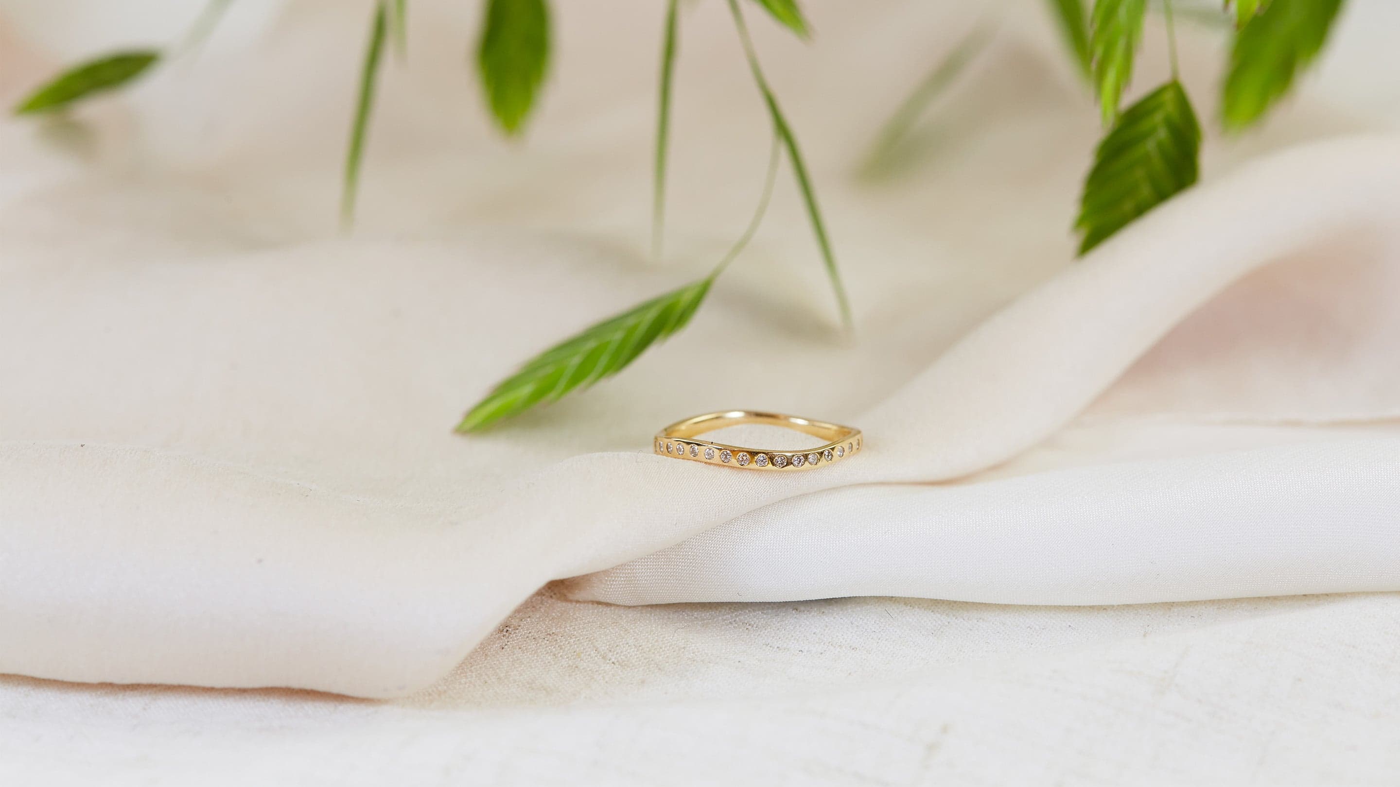 Curved Wedding Rings
