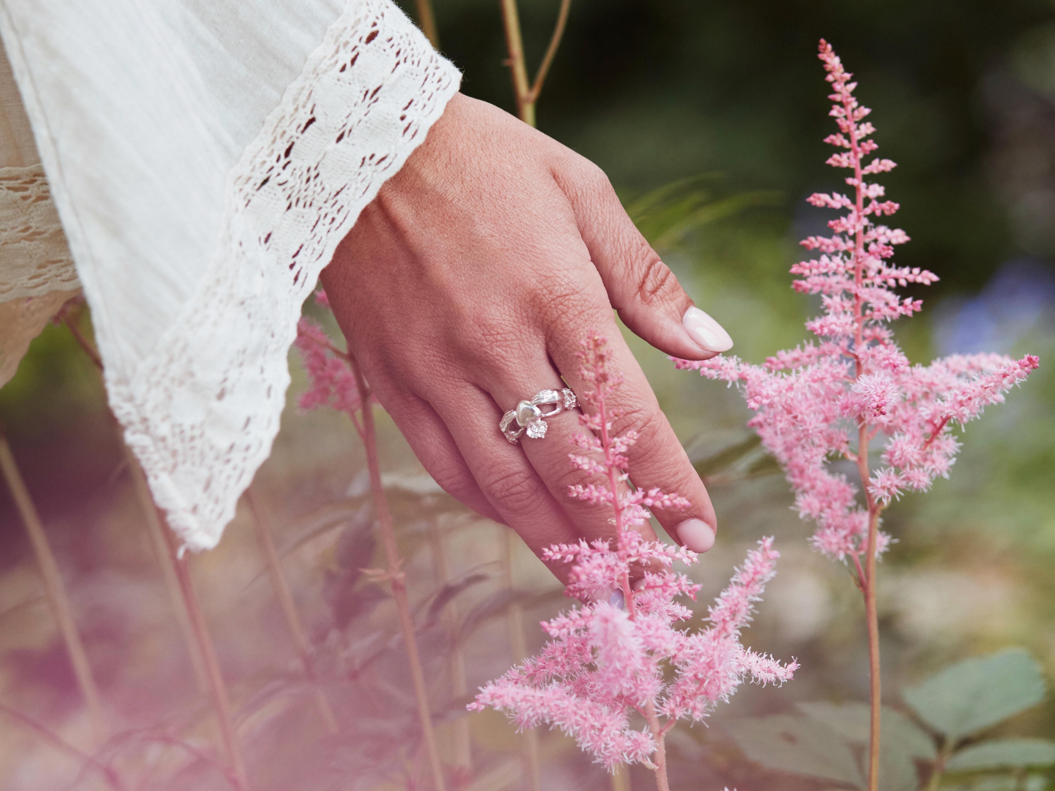 Alex Monroe x Emma Dabiri Jewellery Collection | Claddagh Ring