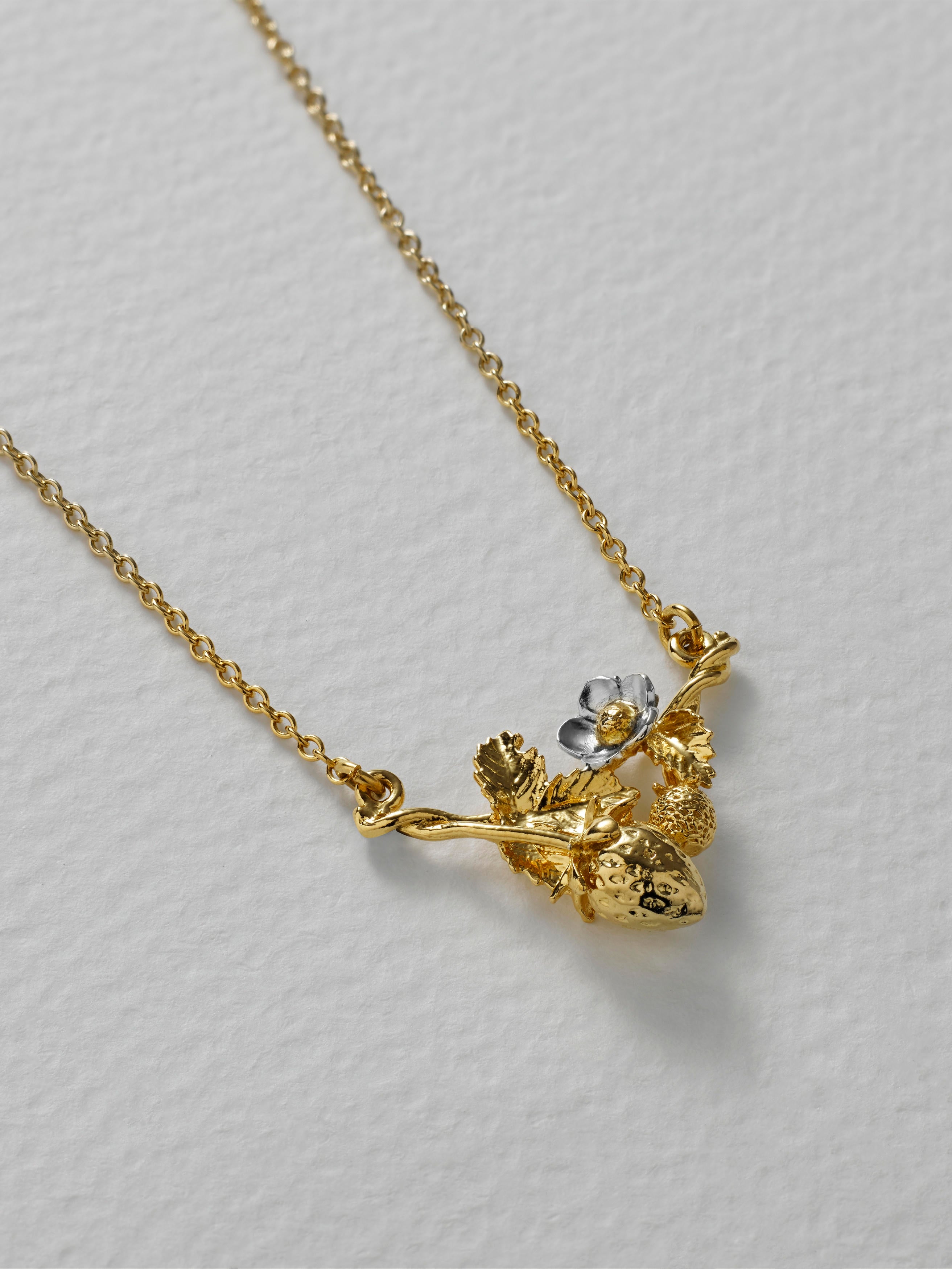 Strawberry Patch Inline Necklace - image 4