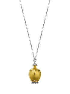 Large Poppy Seed Head Necklace with Shaking Seeds