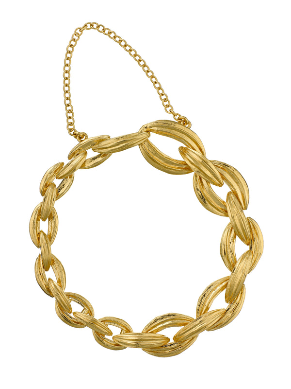 Linked Kissing Seed Graduated Bracelet