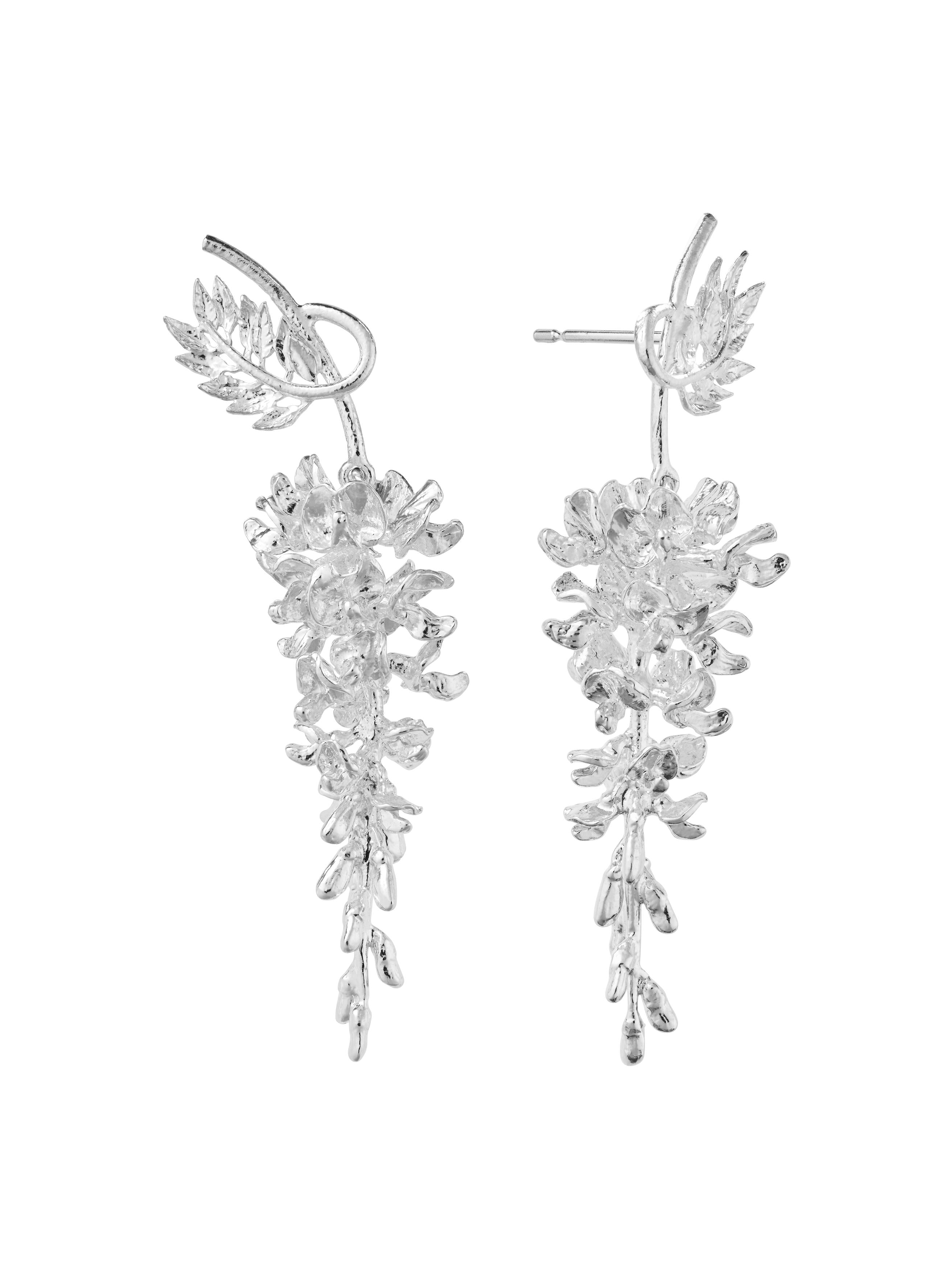 Wisteria Drop Earrings - image 10 | silver