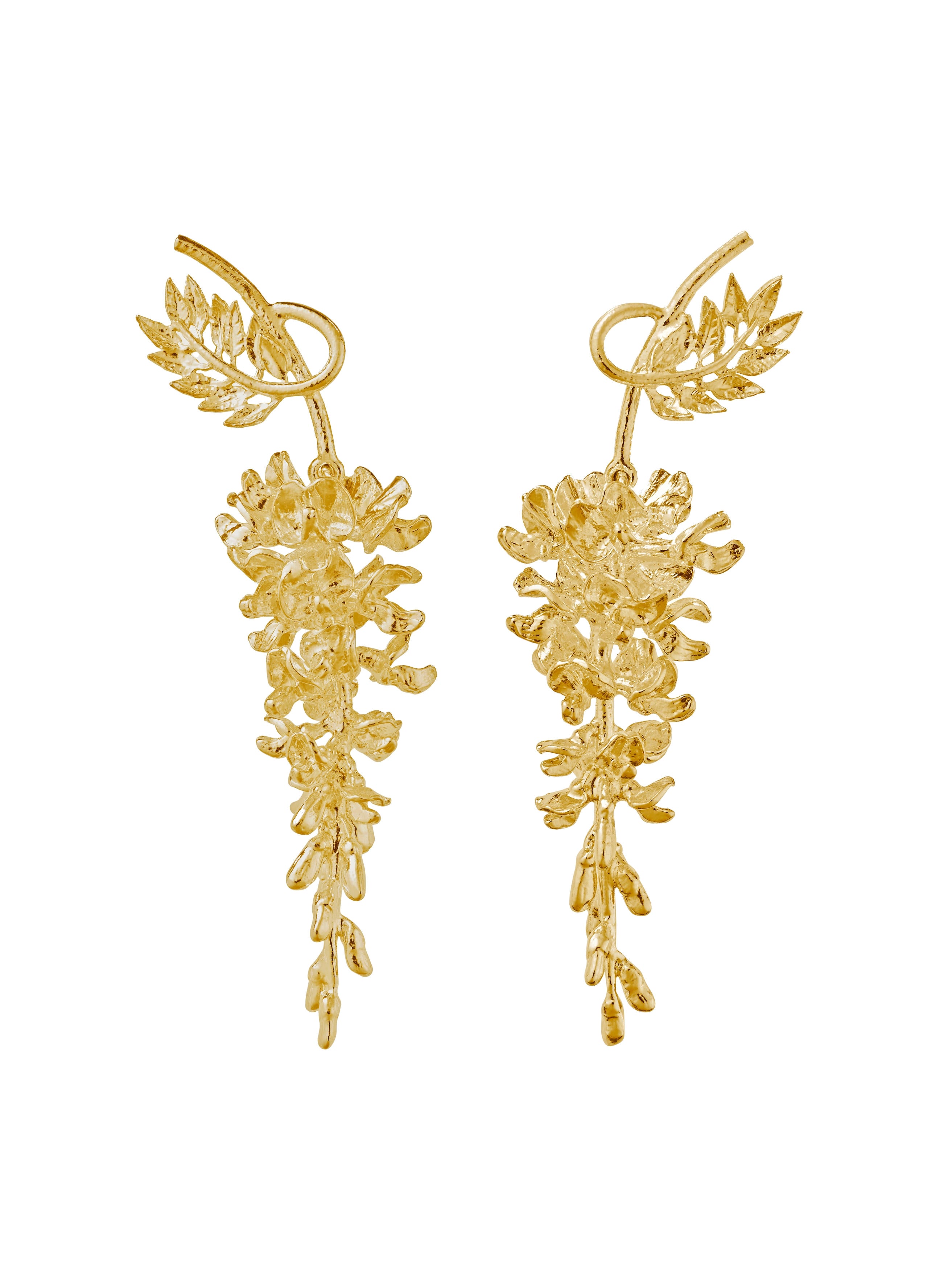 Wisteria Drop Earrings - image 1 | gold plate
