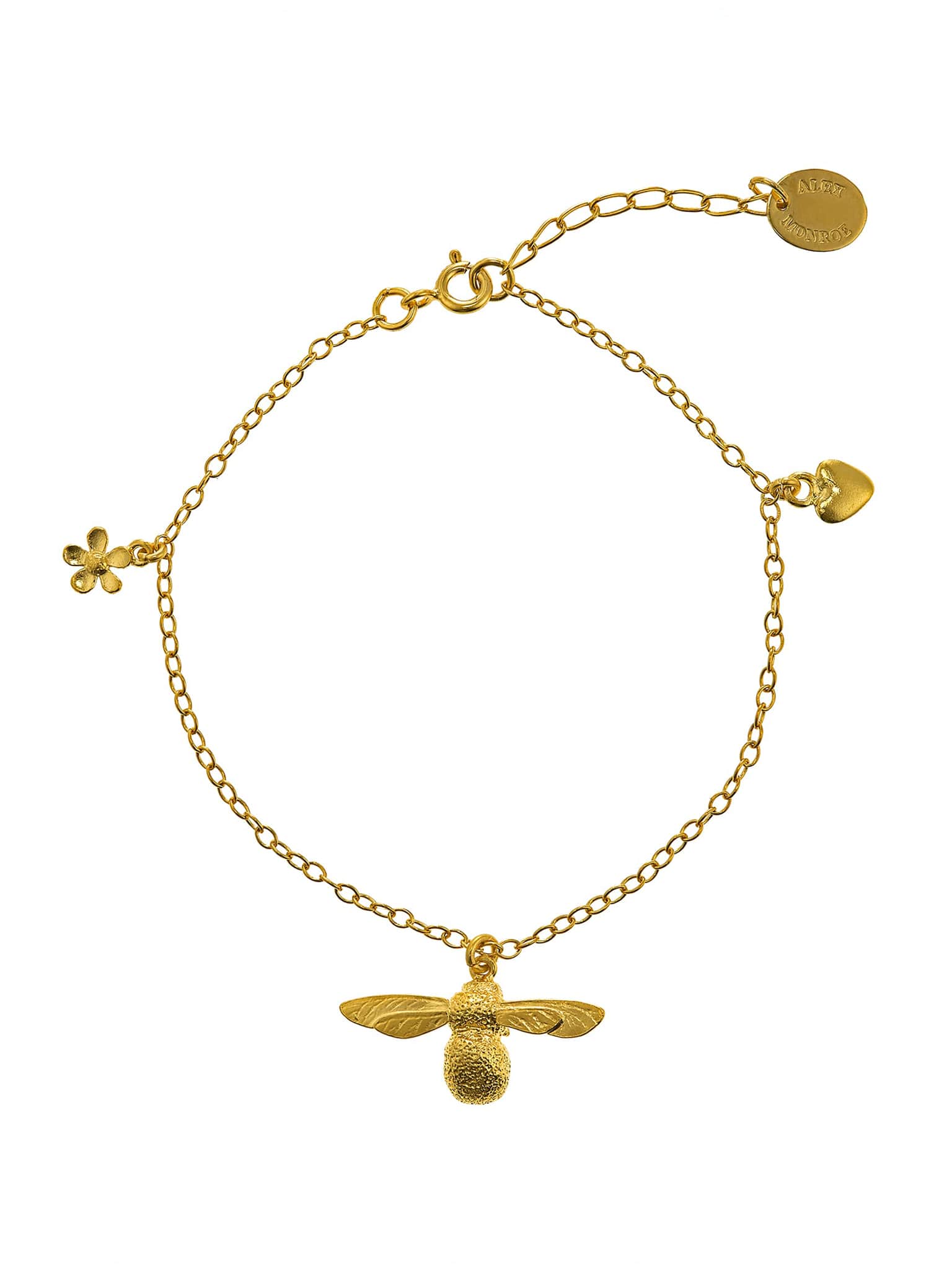 Baby Bee Bracelet - image 1 | gold plate