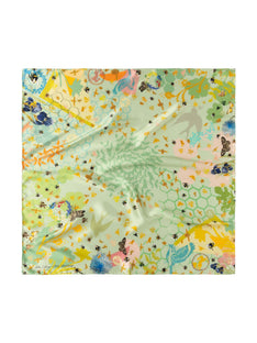 Alex Monroe x Hetis Colours Bees in Bloom Silk Scarf