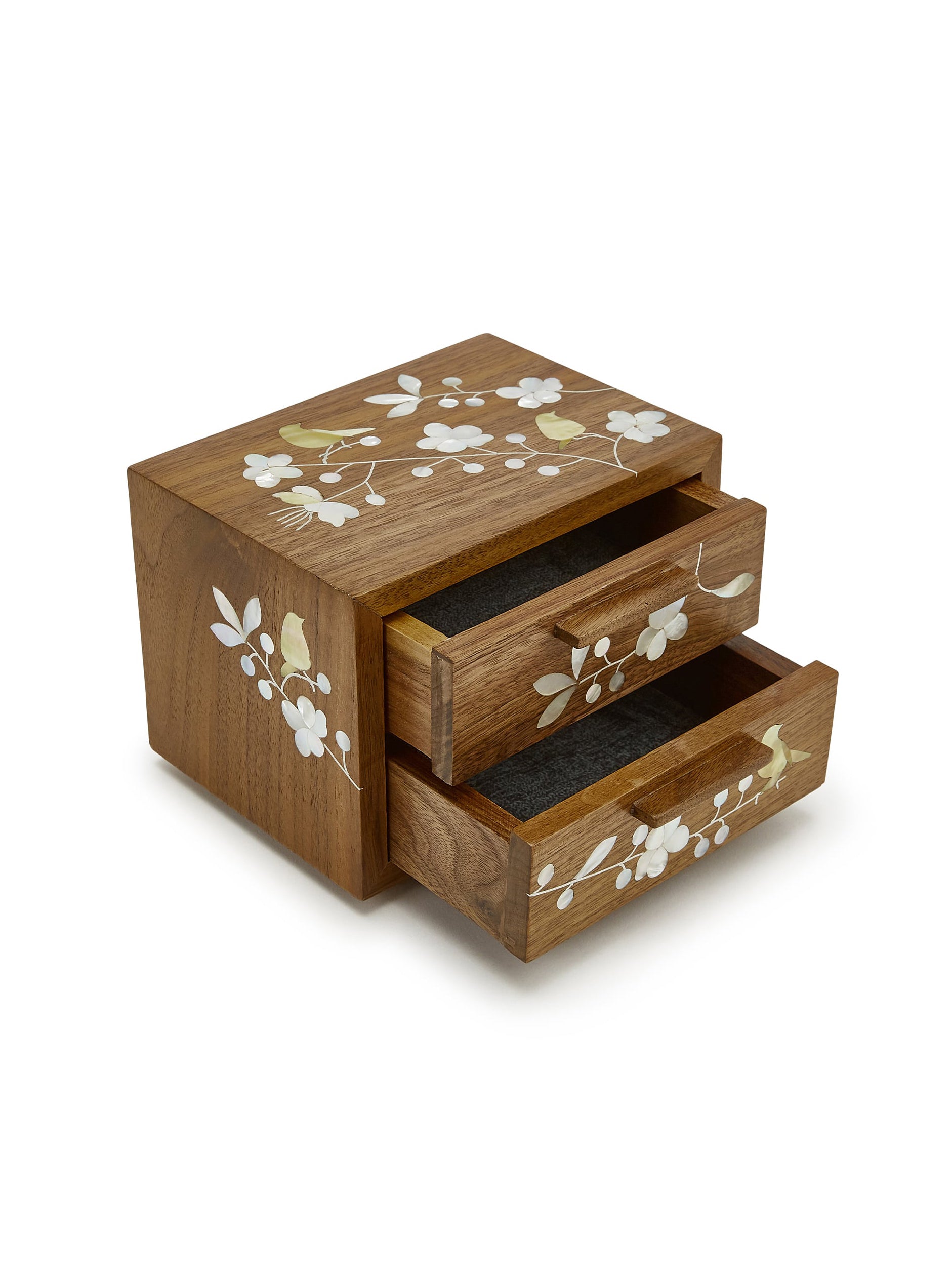 Blossoming Birds Two Drawer Jewellery Box - image 5