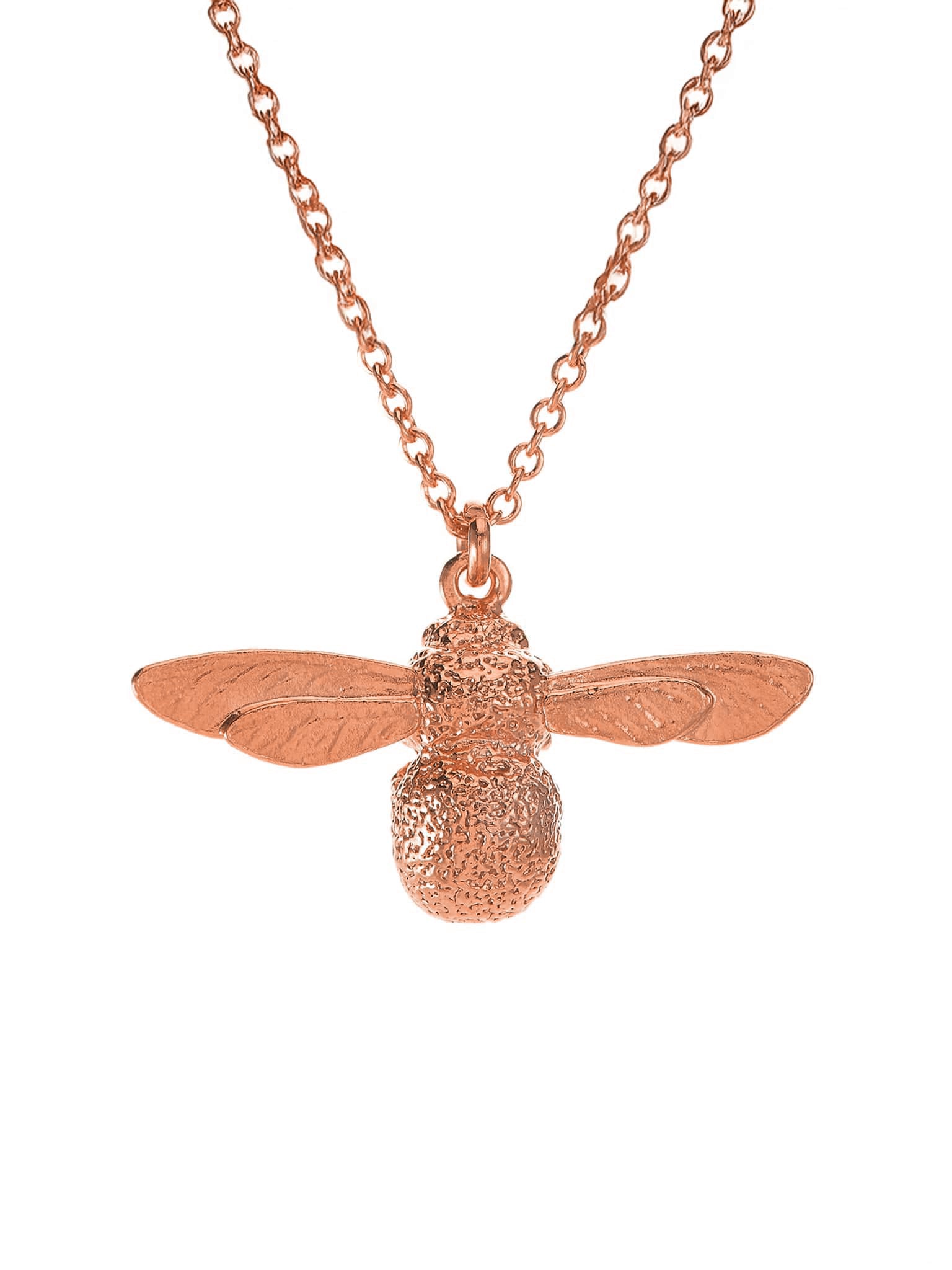 Baby Bee Necklace - image 10 | rose gold plate