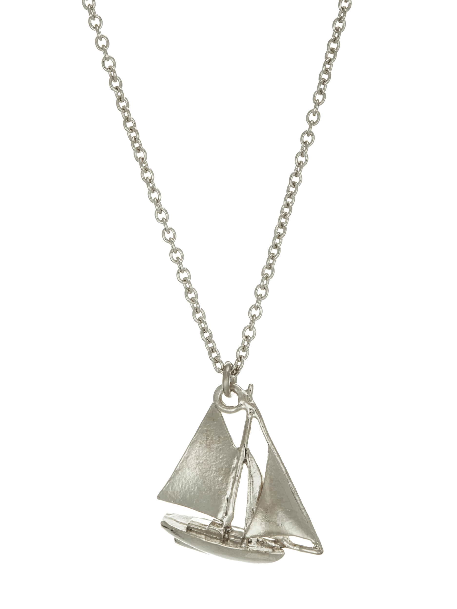 Sailing Boat Necklace - image 4 | silver