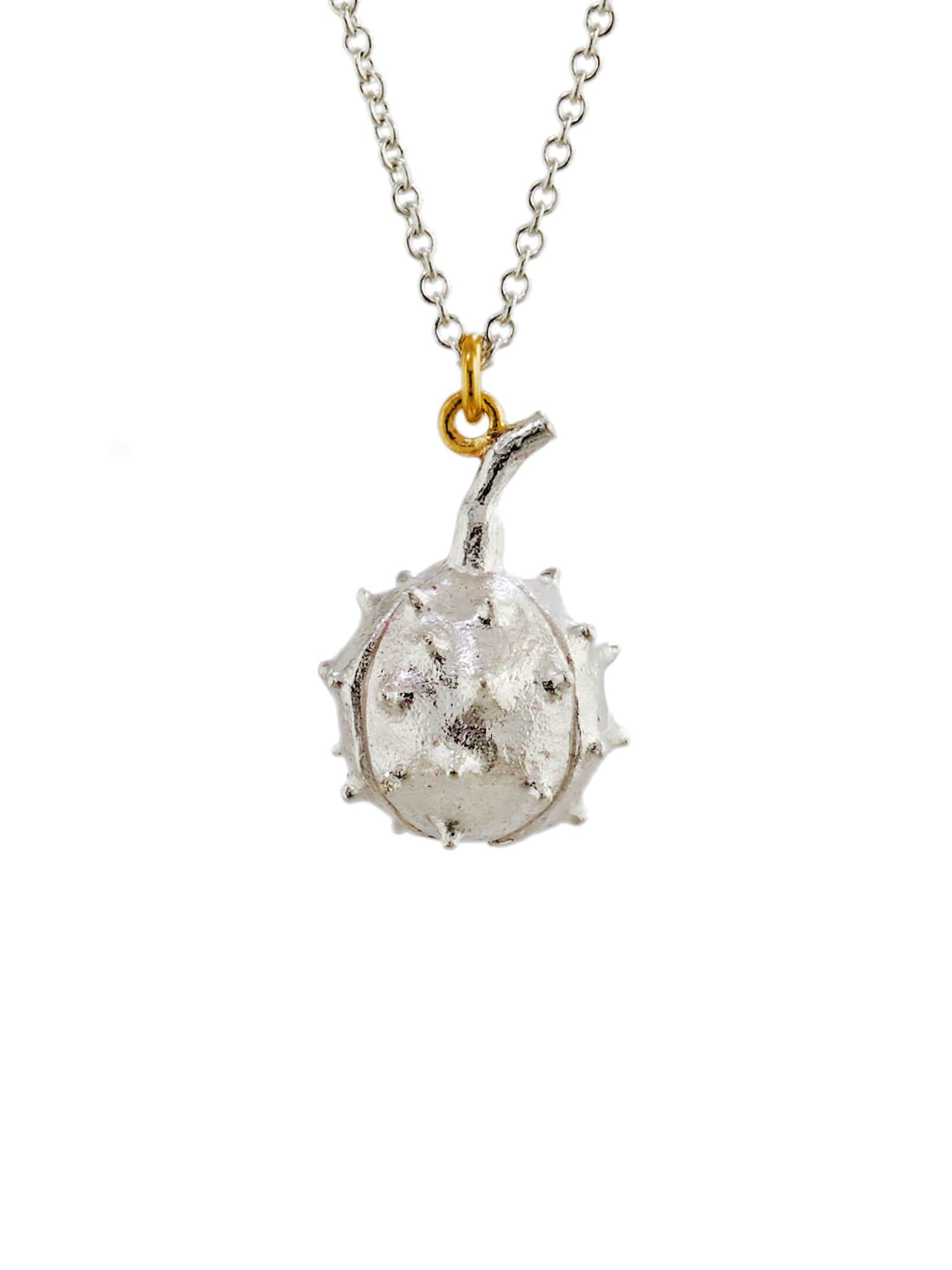 Conker Necklace - image 6 | silver & gold plate