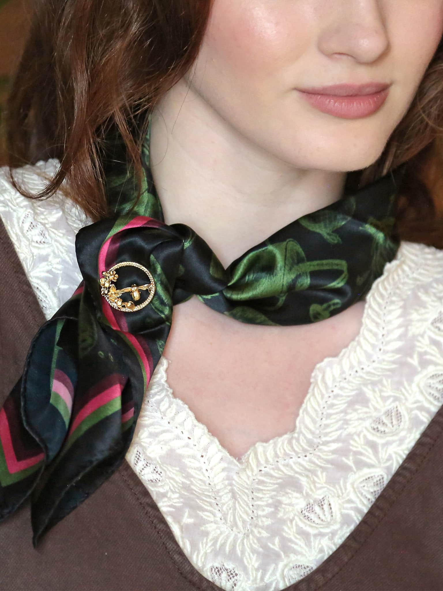 Bumblebee Loop Brooch - image 2