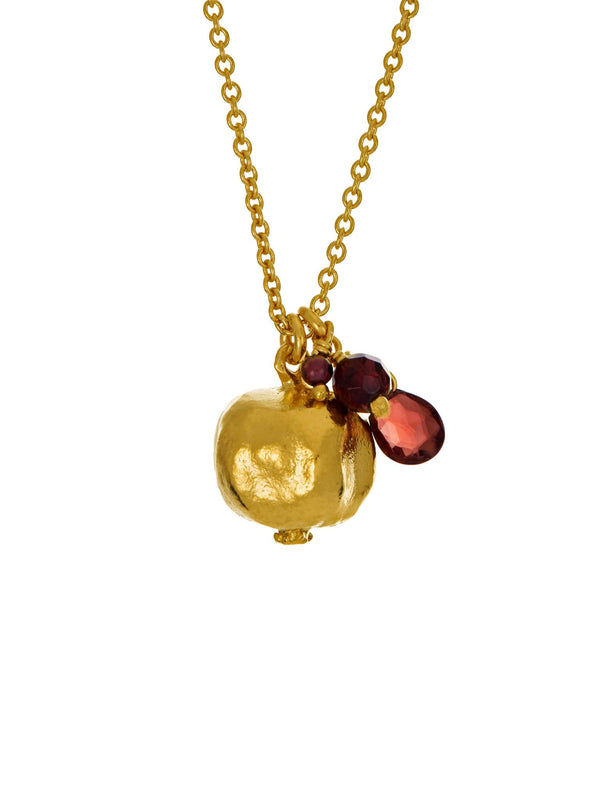 Pomegranate and Garnet Necklace