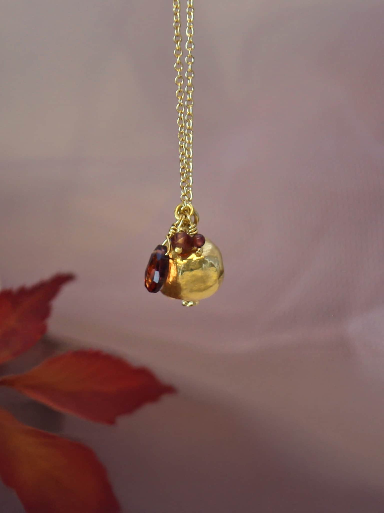 Pomegranate and Garnet Necklace - image 4