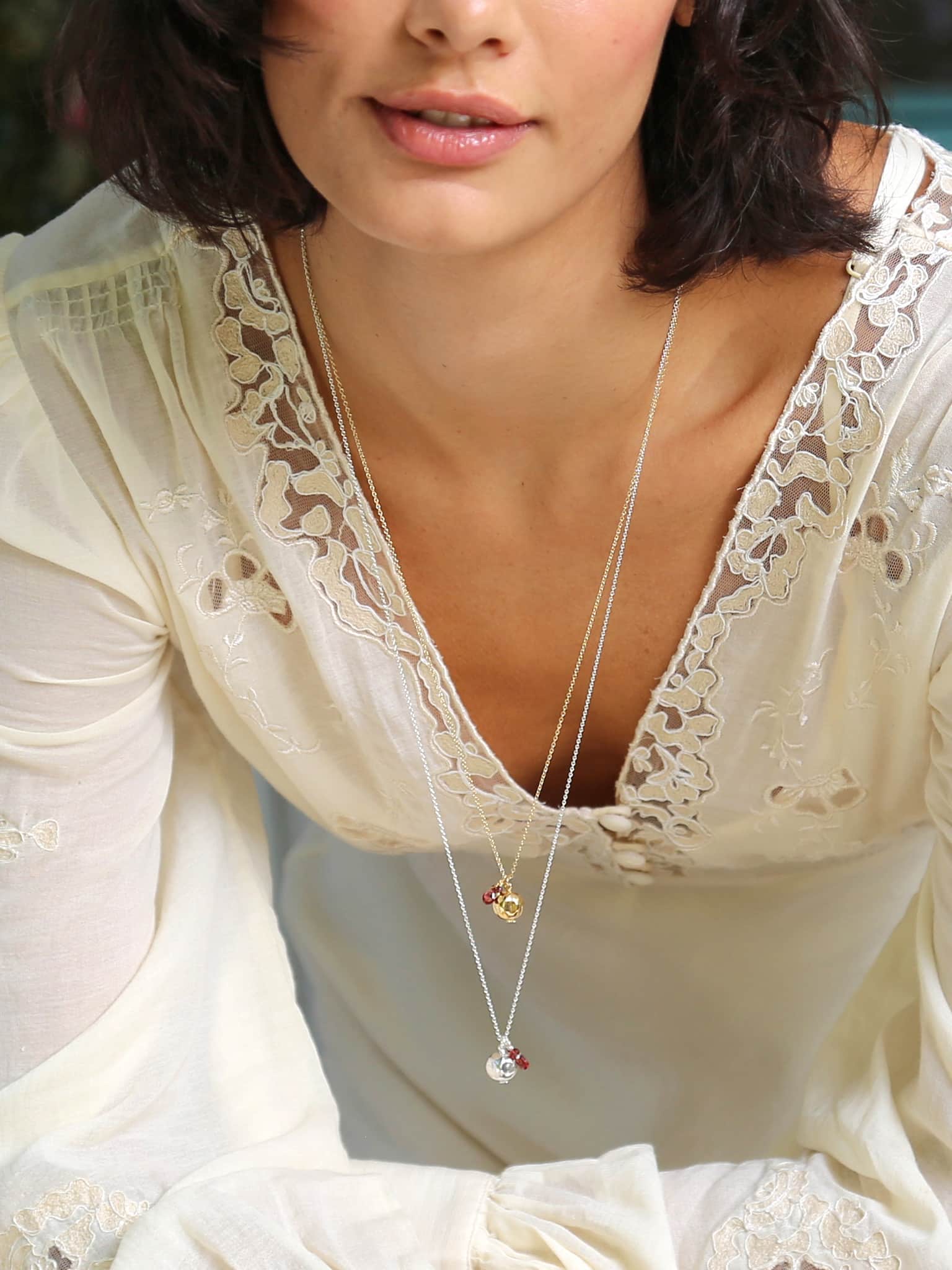 Pomegranate and Garnet Necklace - image 3