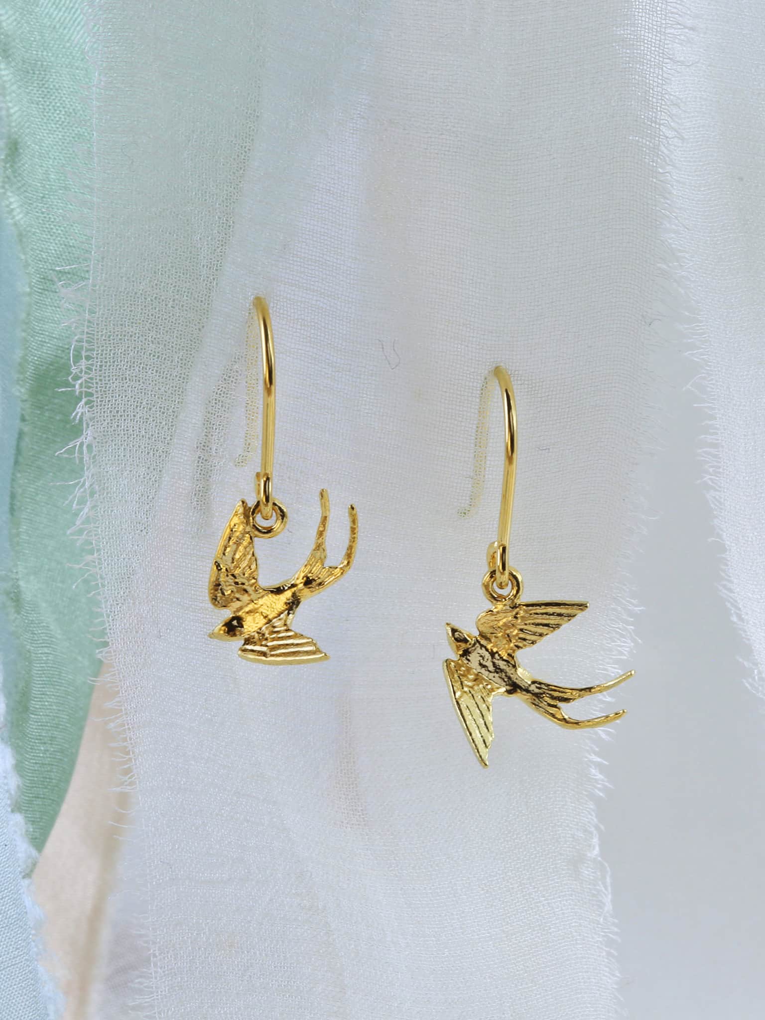 Swooping Swallow Hook Earrings - image 3