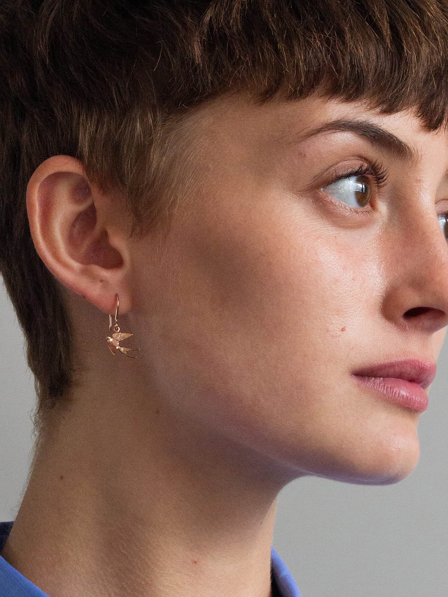 Swooping Swallow Hook Earrings - image 2