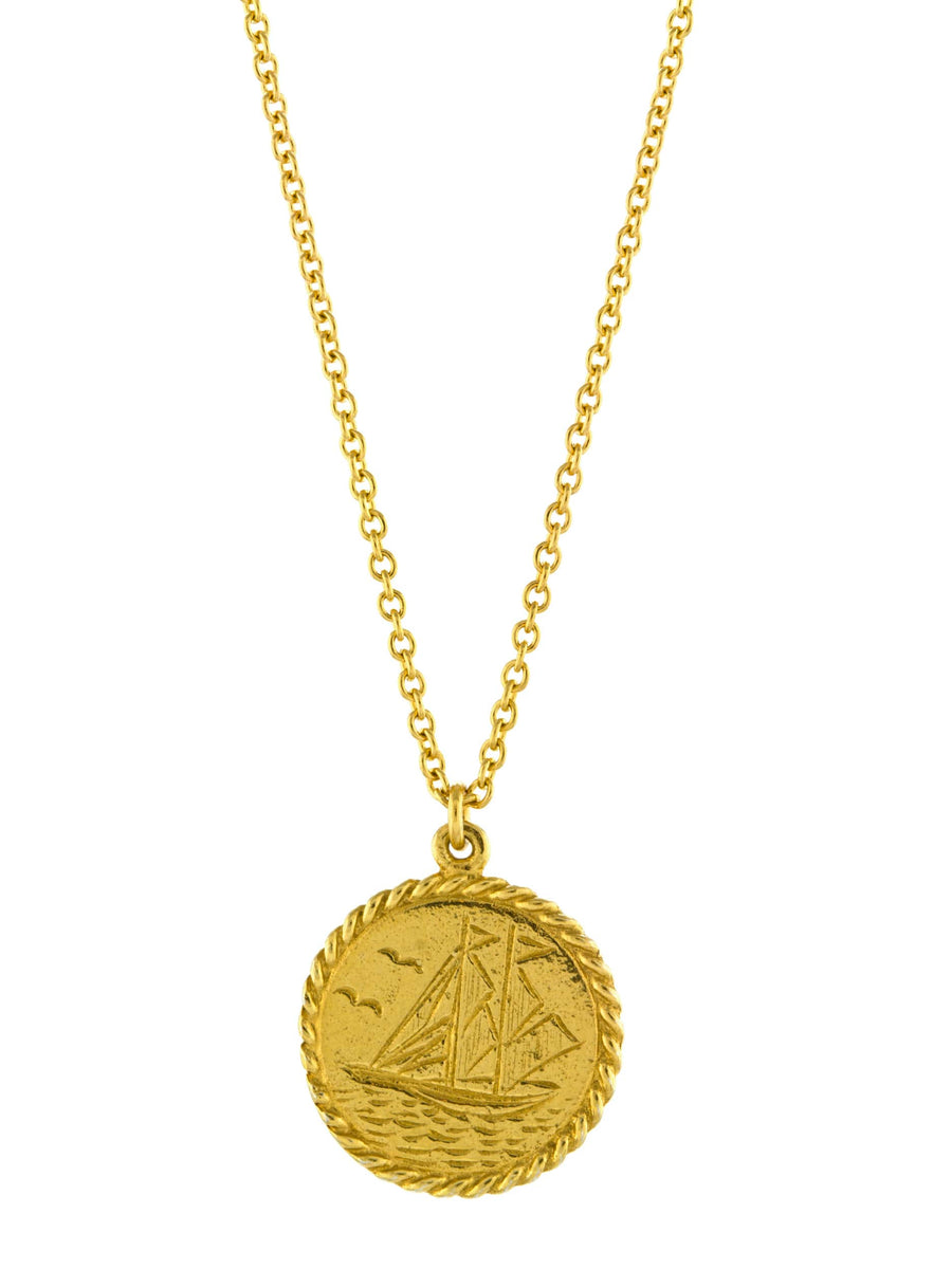 Nautical Antique Coin Necklace