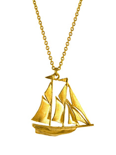 Galleon Ship Necklace