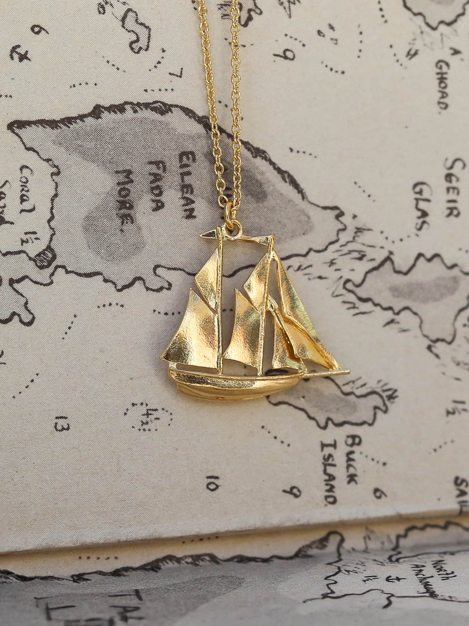 Galleon Ship Necklace - image 5