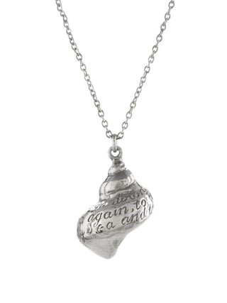 Engraved Shell Necklace