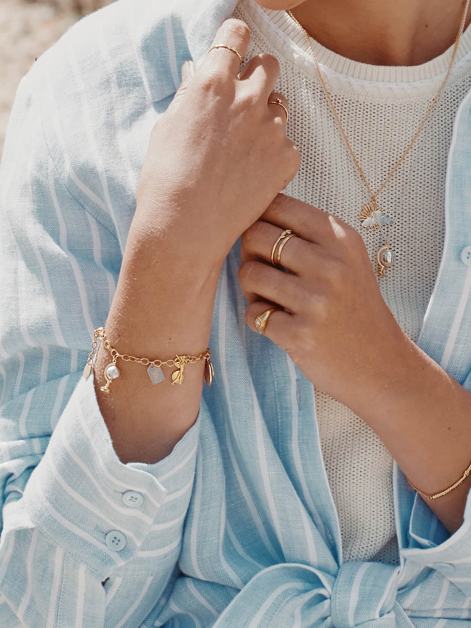 Globe Trotter Charm Bracelet - image 2