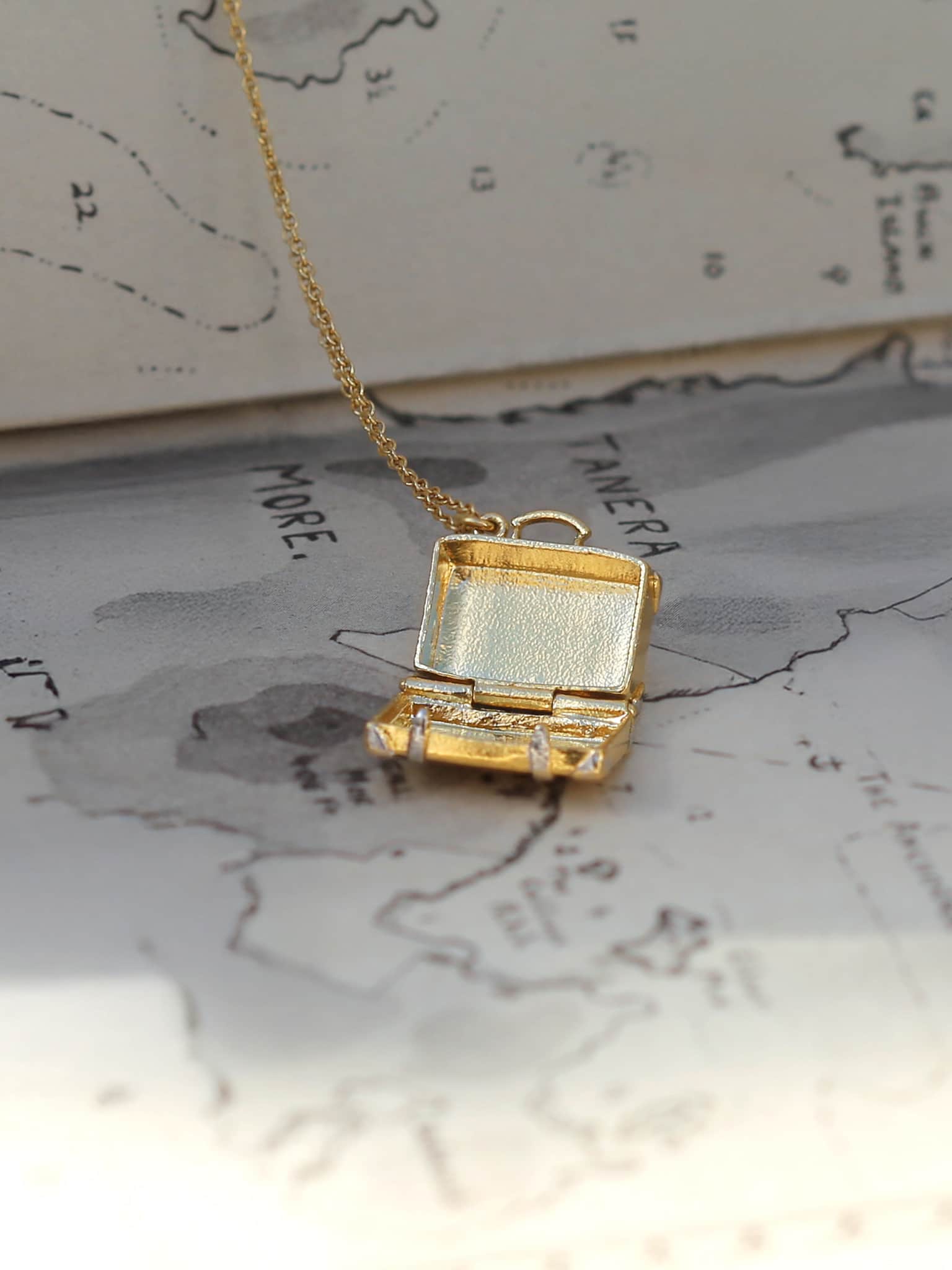 Vintage Suitcase Locket - image 3