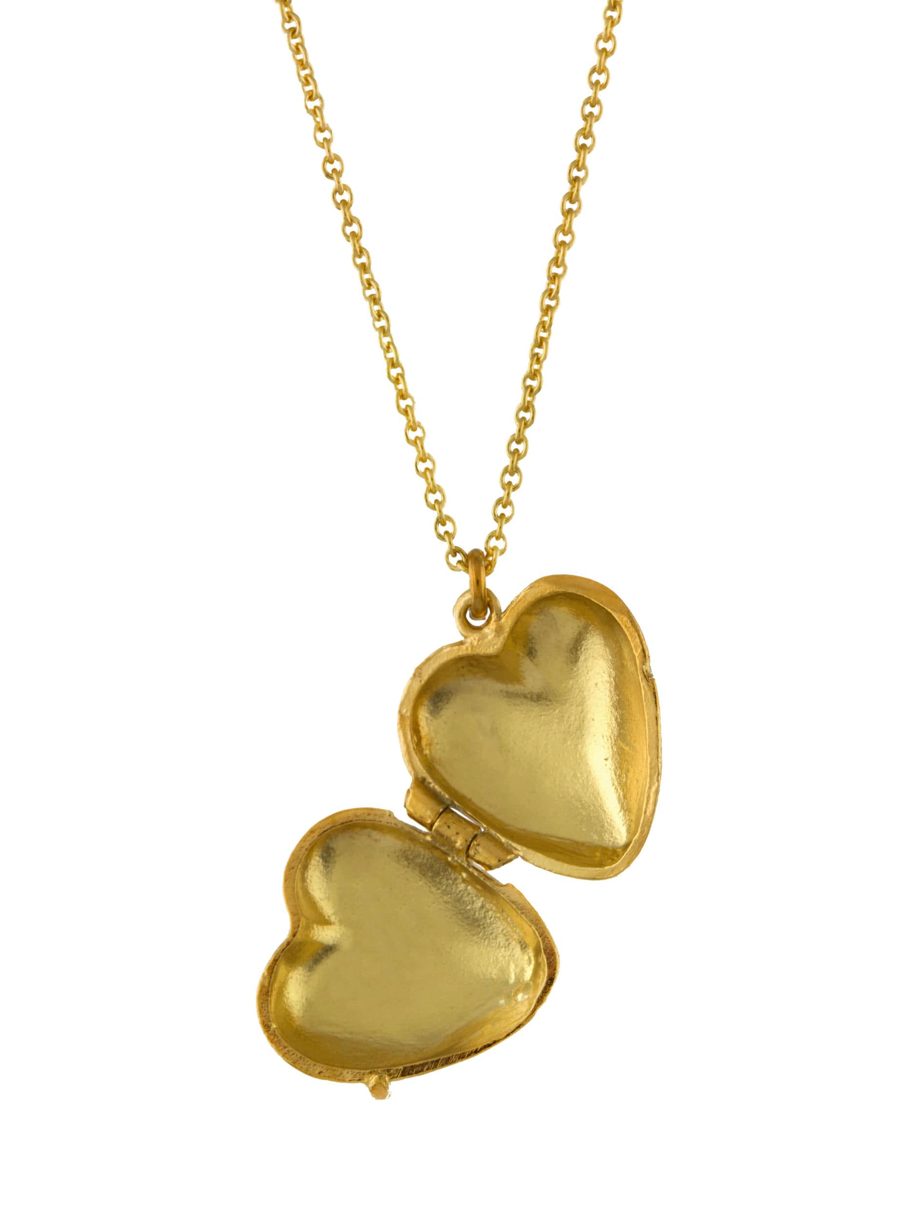 Victoriana Keepsake Heart Locket - image 5 | gold plate