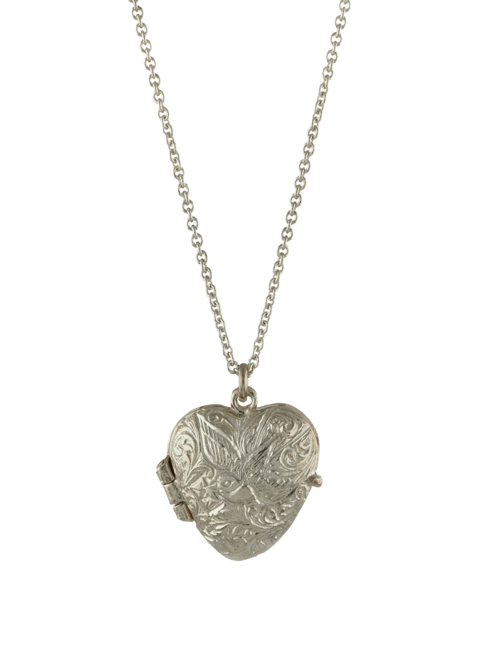 Victoriana Keepsake Heart Locket - image 6 | silver