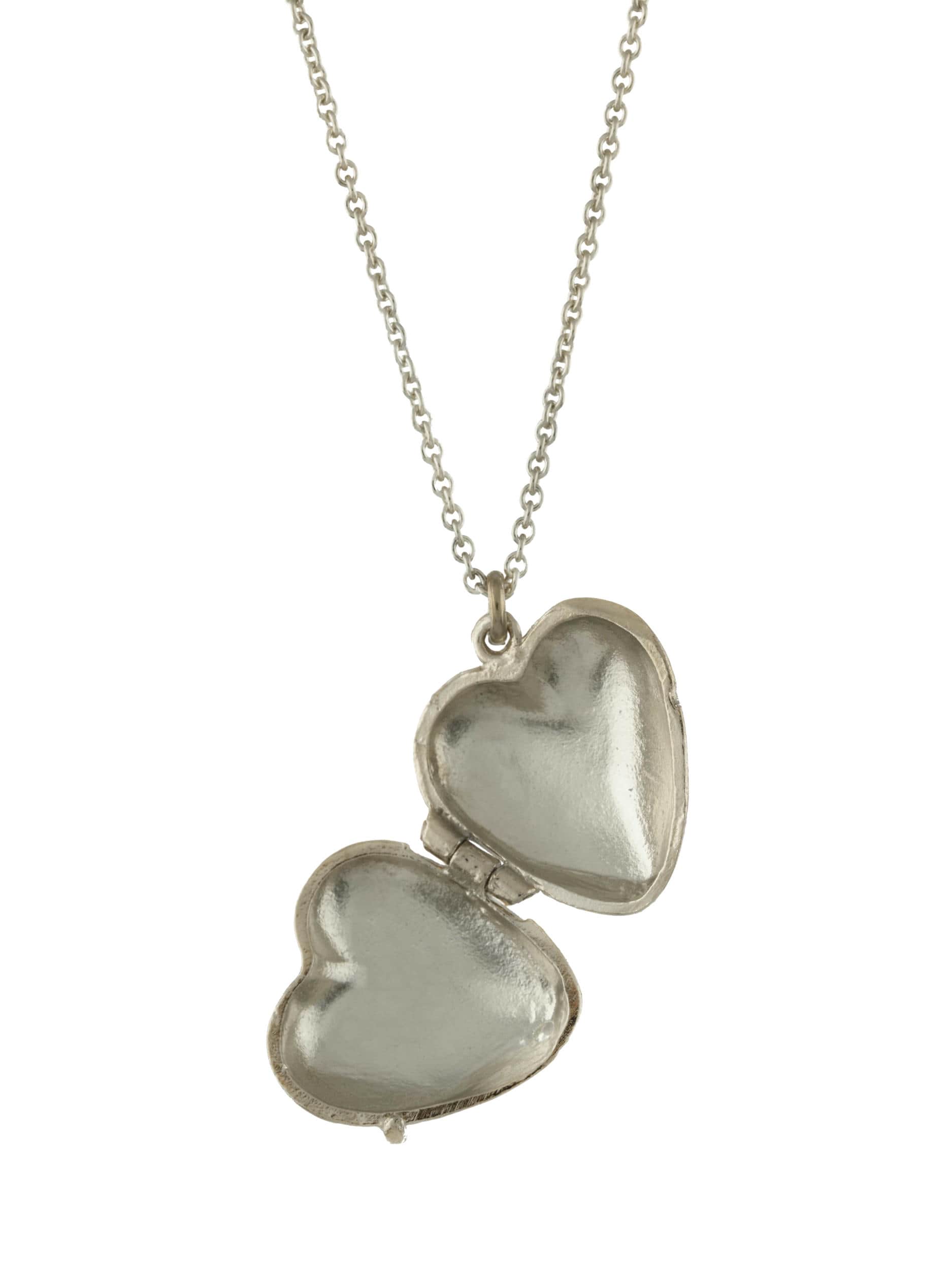 Victoriana Keepsake Heart Locket - image 9 | silver