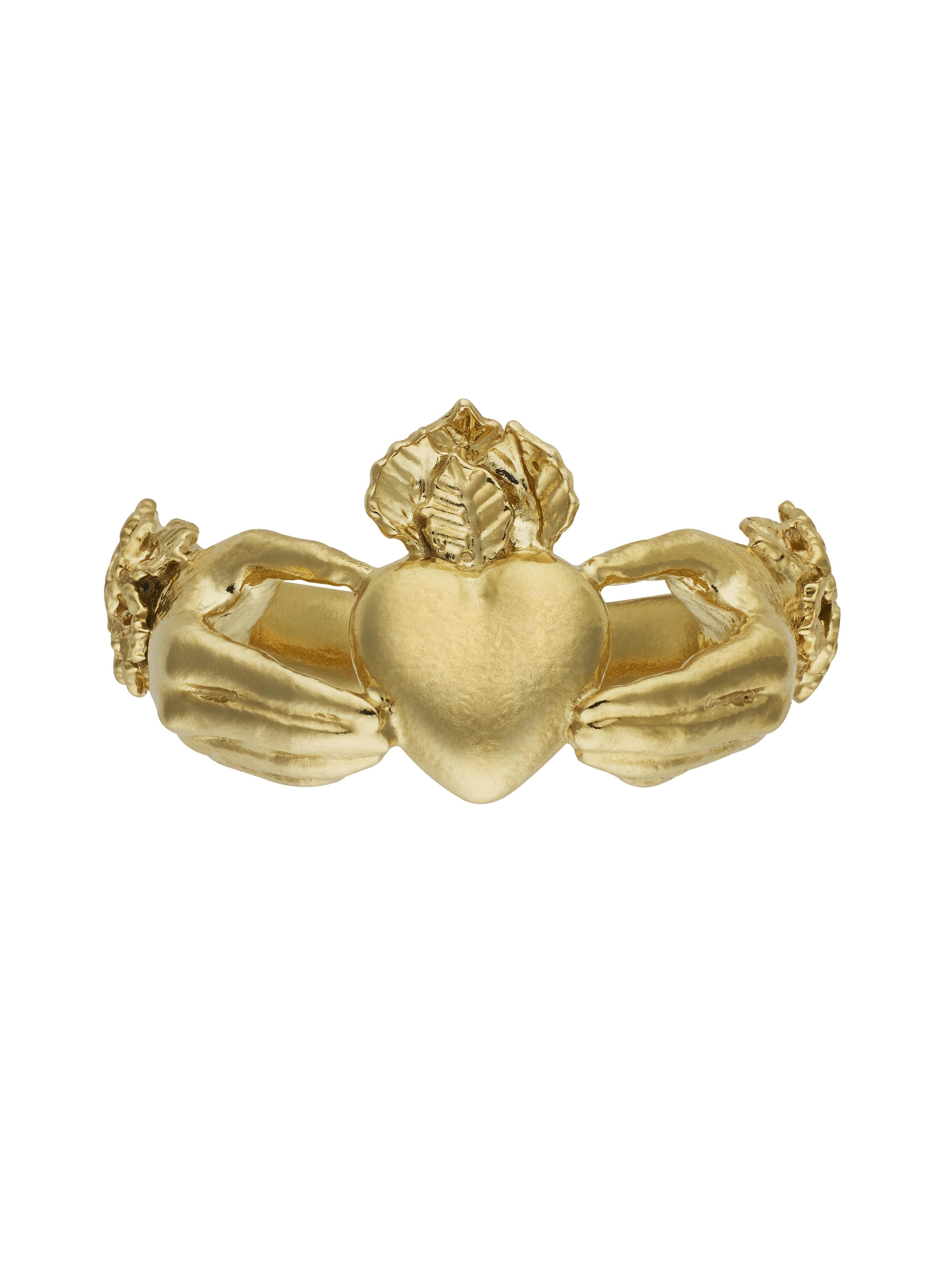 AM x Emma Dabiri Gr√° Claddagh Ring - image 5 | gold plate