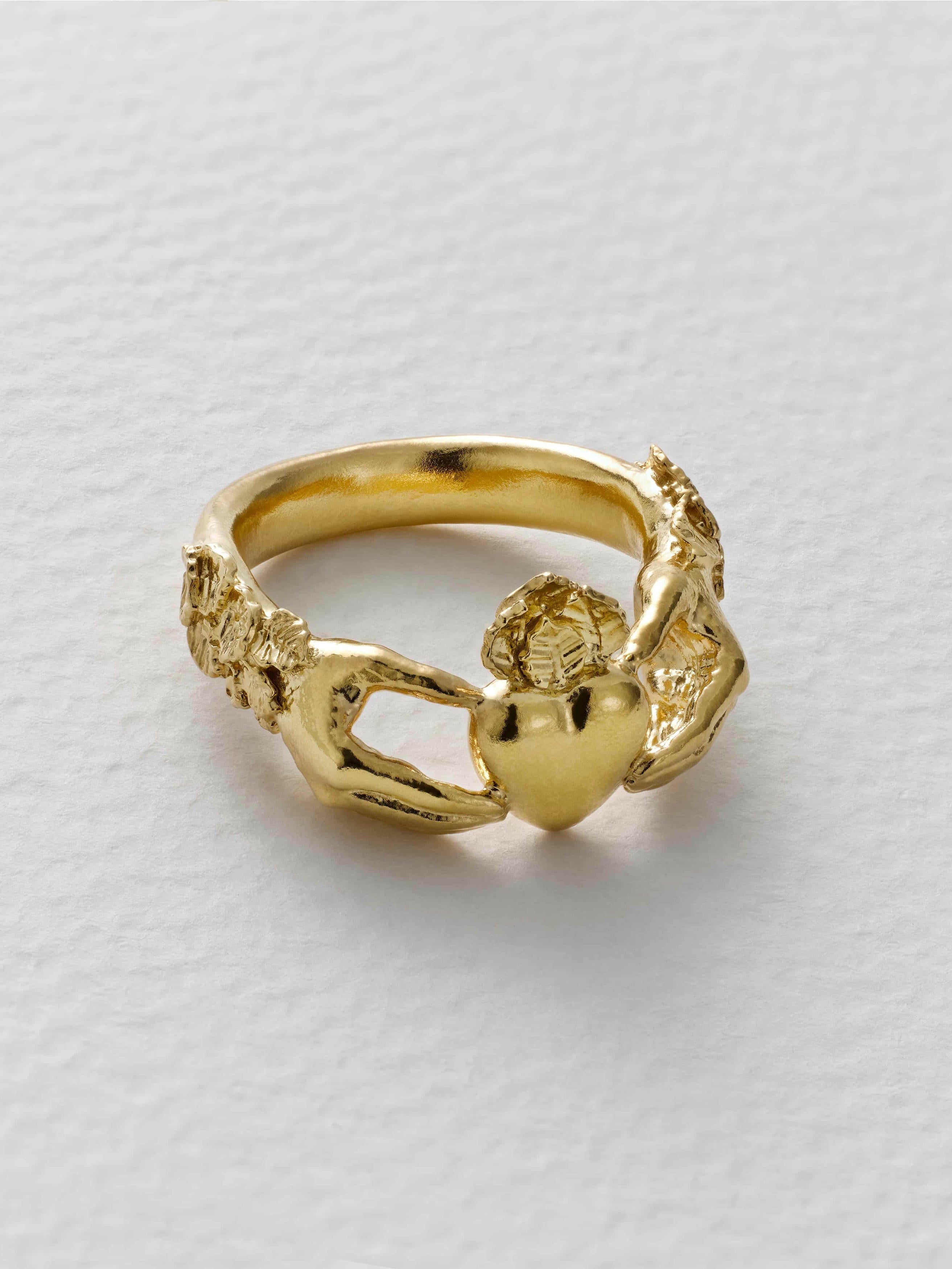 AM x Emma Dabiri Gr√° Claddagh Ring - image 4 | gold plate