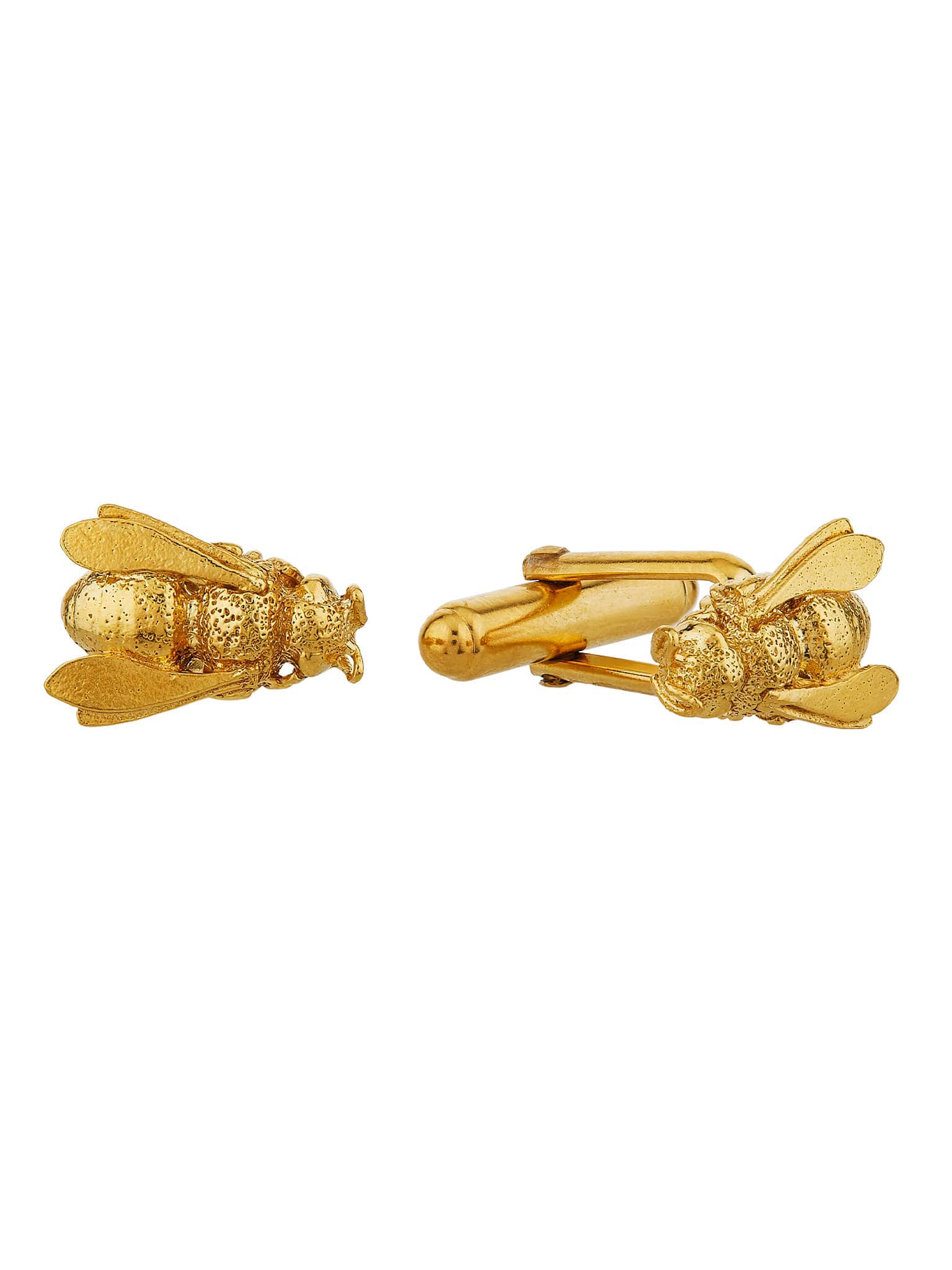 Honey Bee Cufflinks - image 1 | gold plate