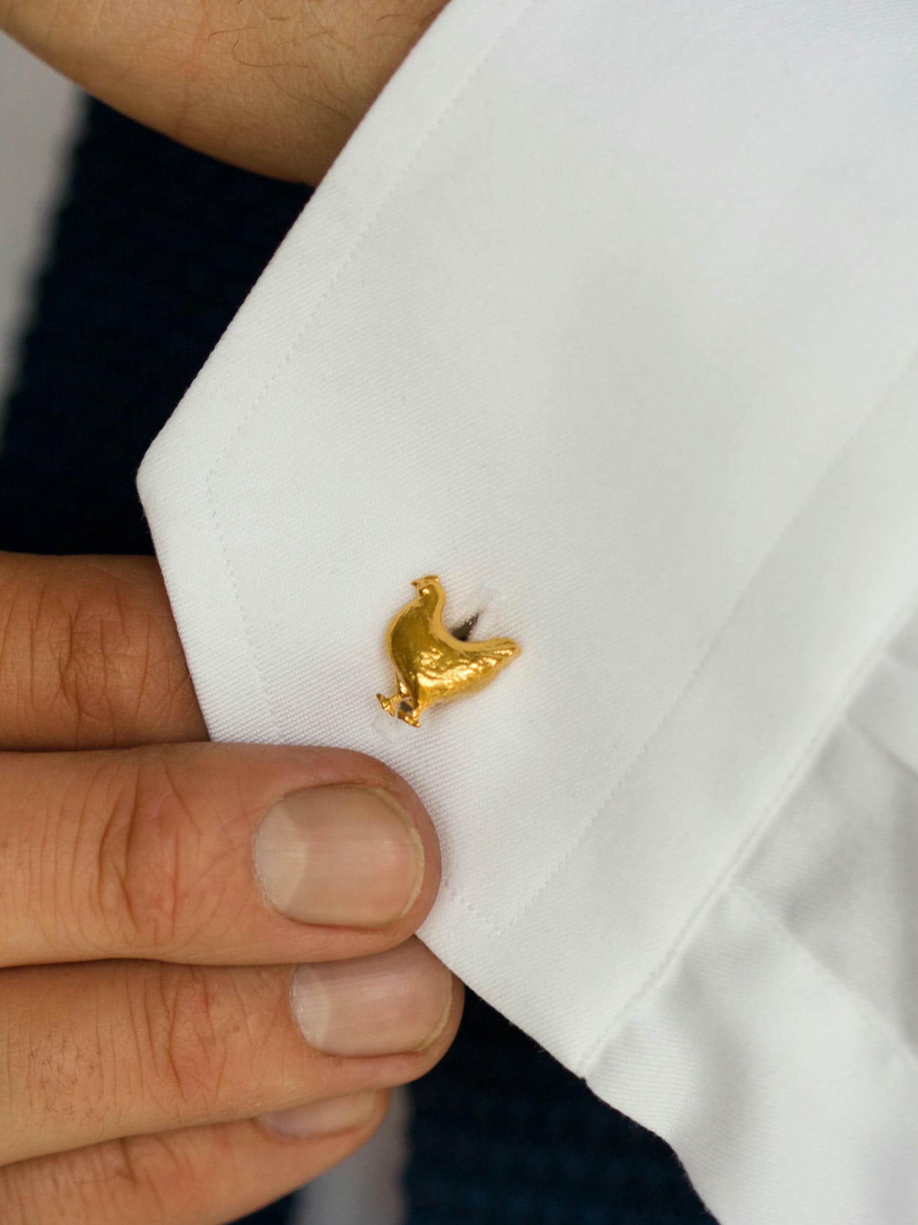 Hen Cufflinks - image 2