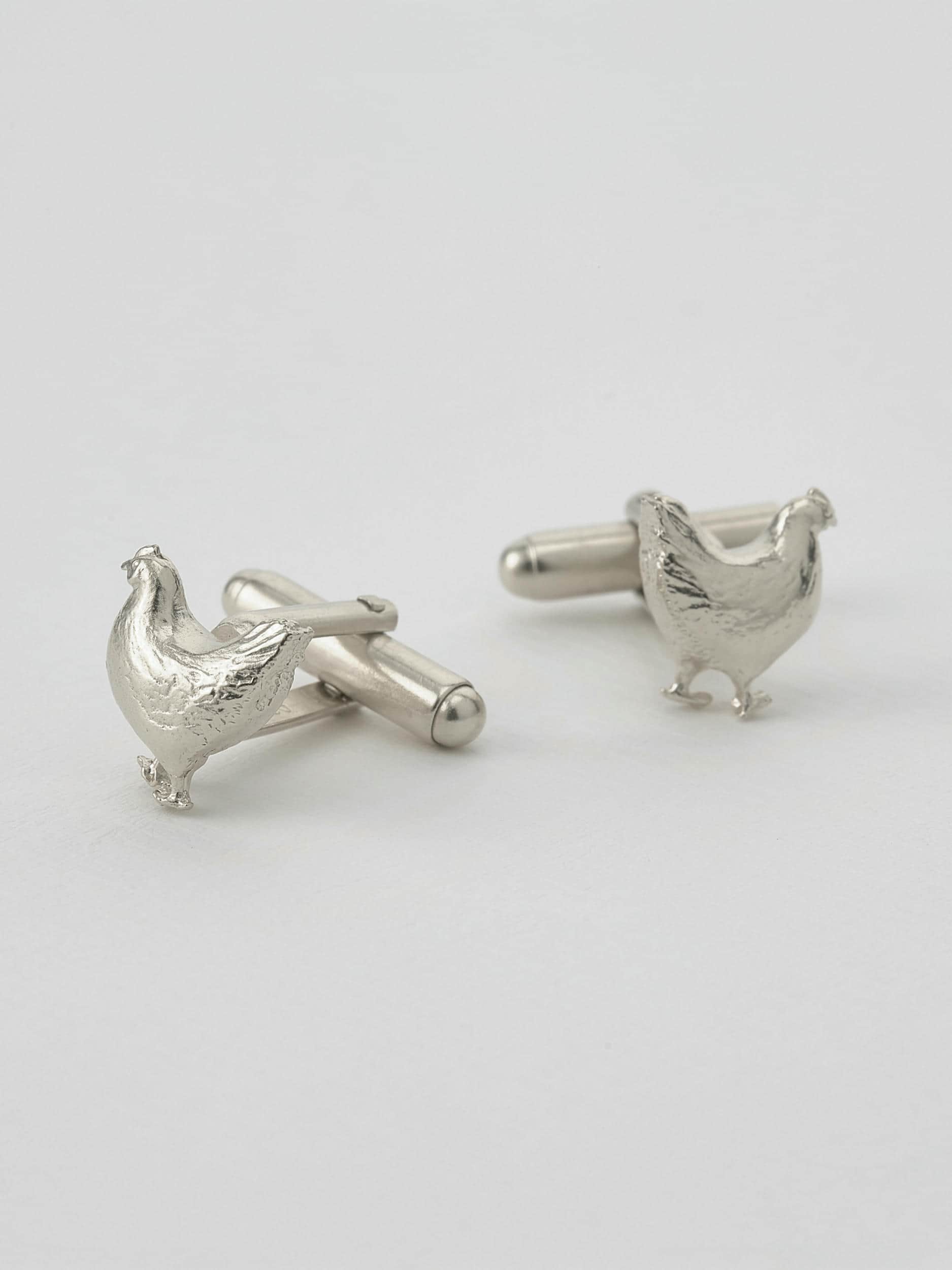 Hen Cufflinks - image 11 | silver