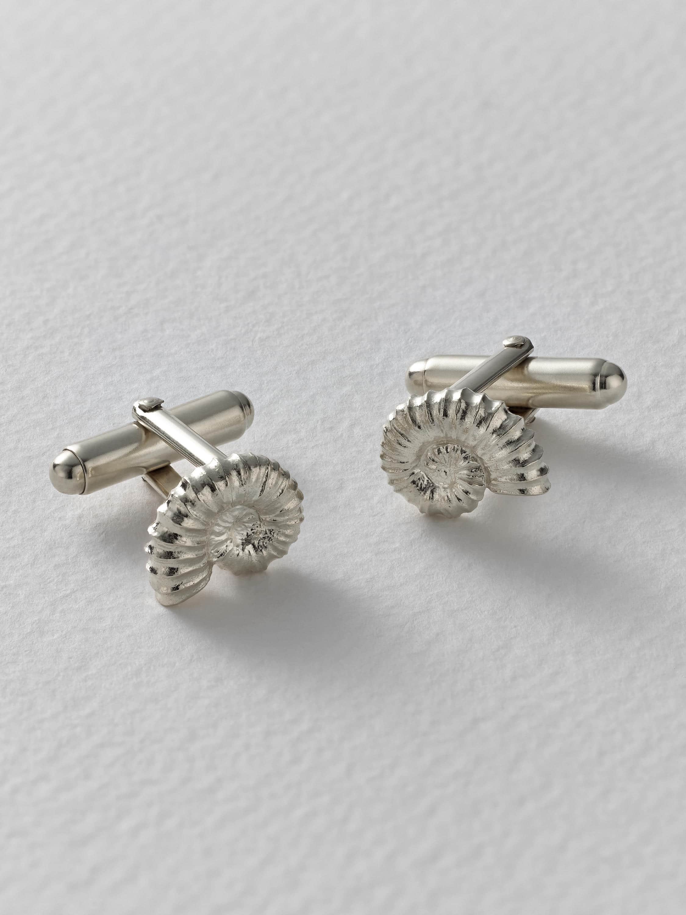 Ammonite Cufflink - image 6 | silver