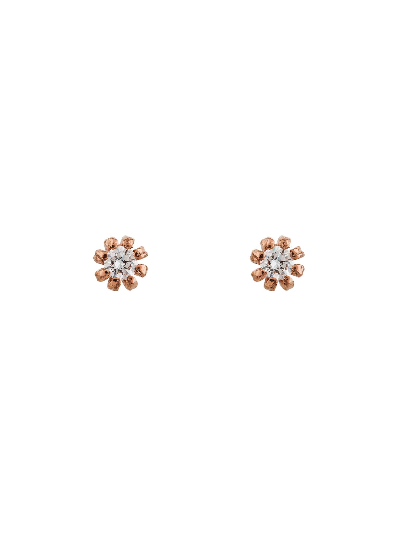 Diamond Seruni Stud Earrings - image 13 | 18ct rose gold