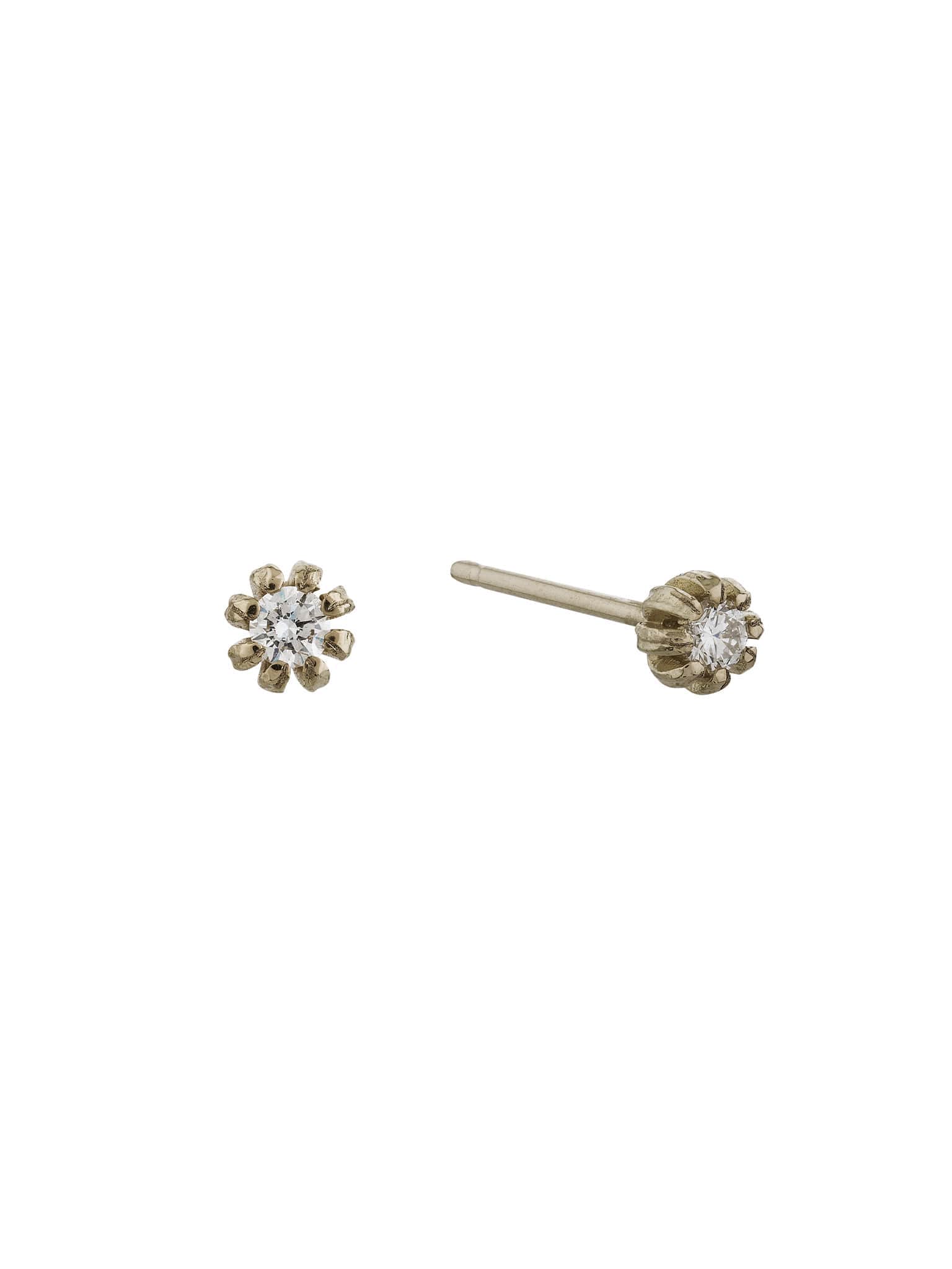 Diamond Seruni Stud Earrings - image 8 | 18ct white gold
