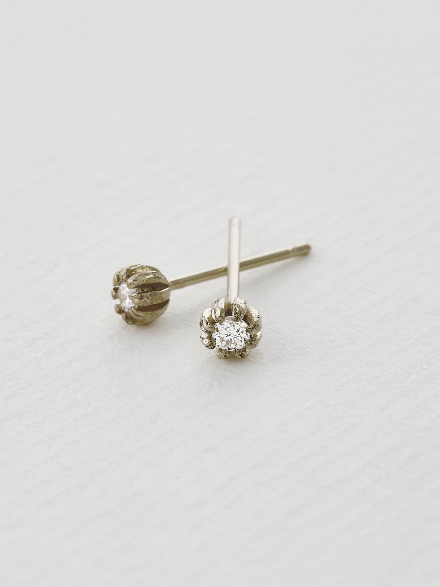 Diamond Seruni Stud Earrings - image 7 | 18ct white gold