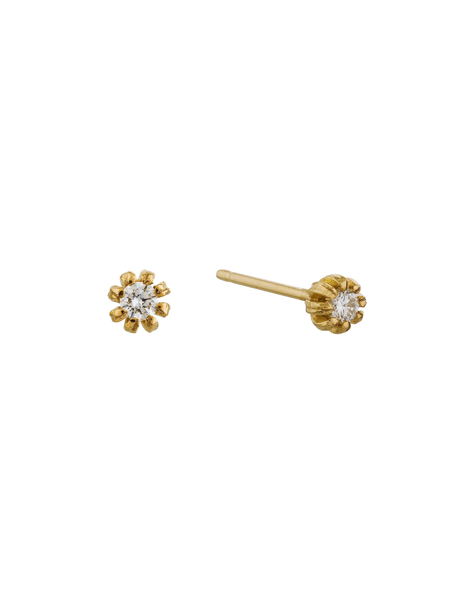 Diamond Seruni Stud Earrings - image 1 | 18ct yellow gold