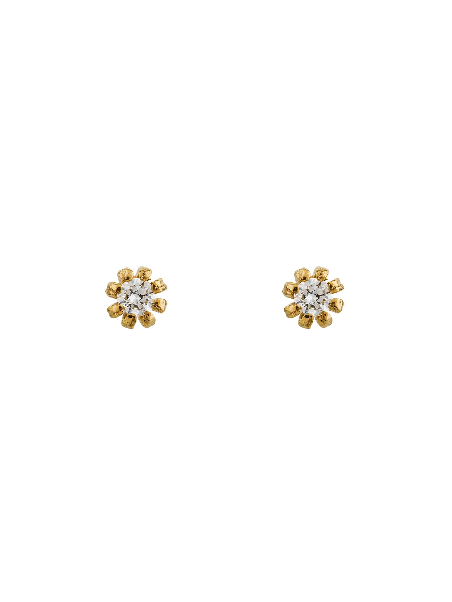 Diamond Seruni Stud Earrings - image 5 | 18ct yellow gold