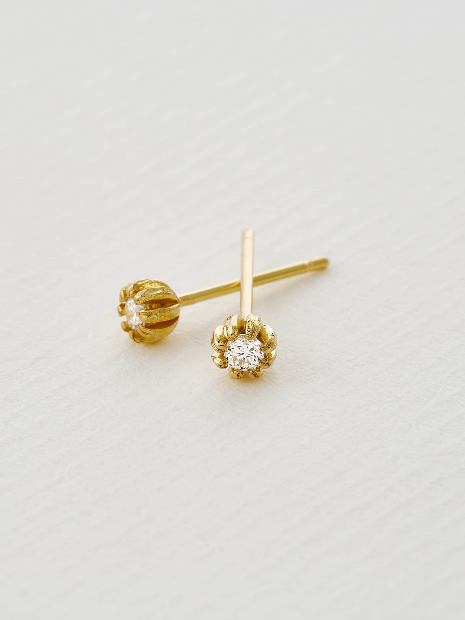 Diamond Seruni Stud Earrings - image 4 | 18ct yellow gold