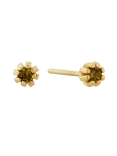 Pineapple Sapphire Seruni Stud Earrings