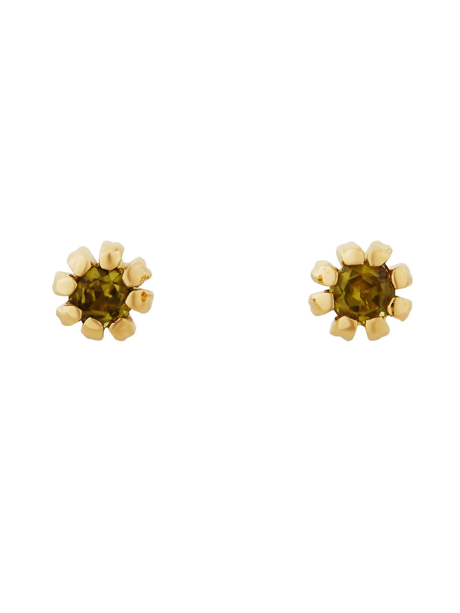 Pineapple Sapphire Seruni Stud Earrings - image 3 | 18ct yellow gold