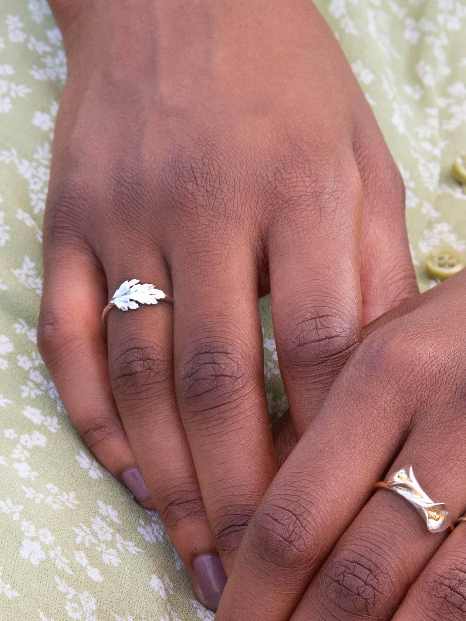 Chrysanthemum Leaf Ring - image 4