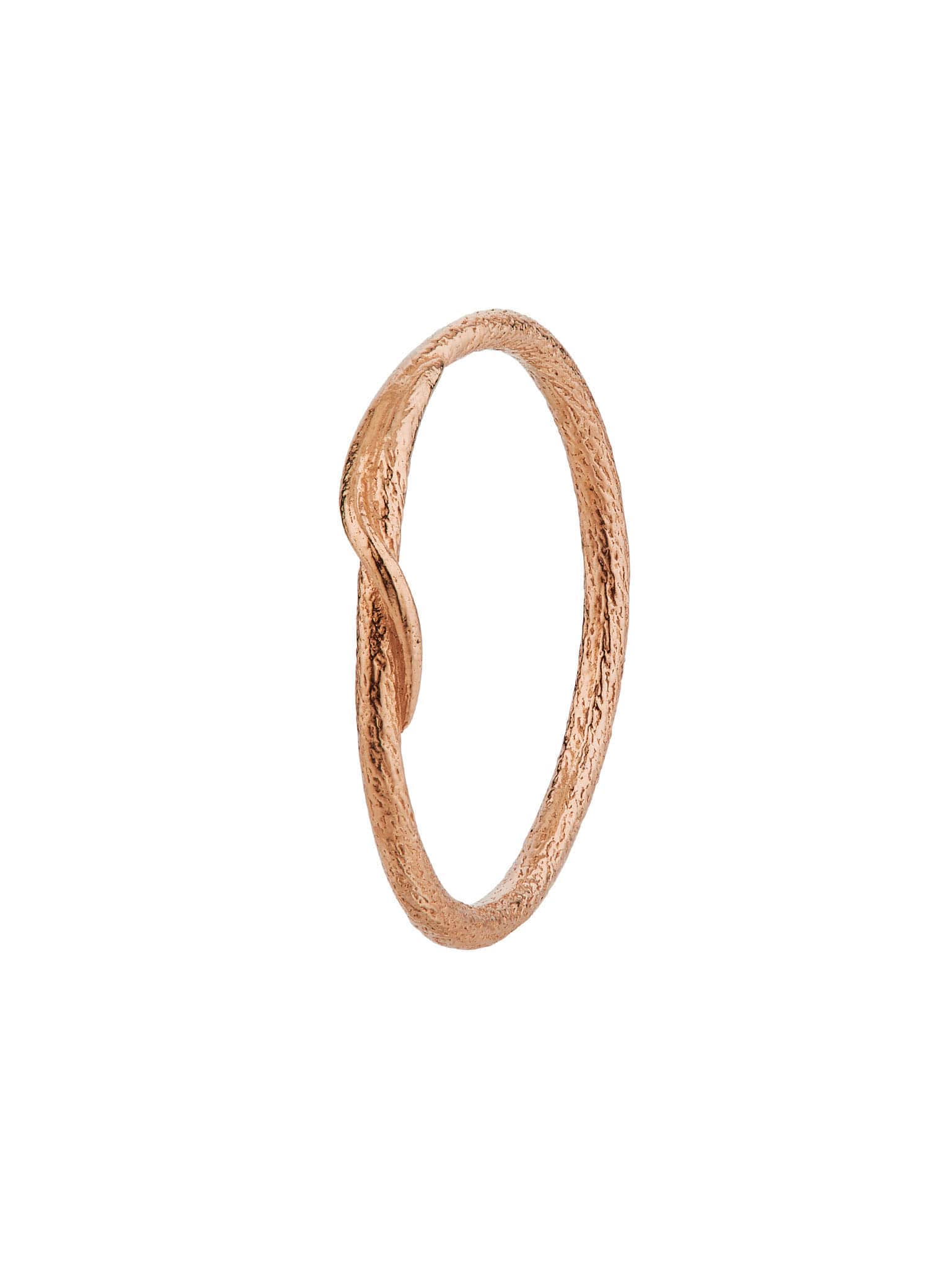 Fine Twisted Vine Seruni Ring - image 6 | 18ct rose gold