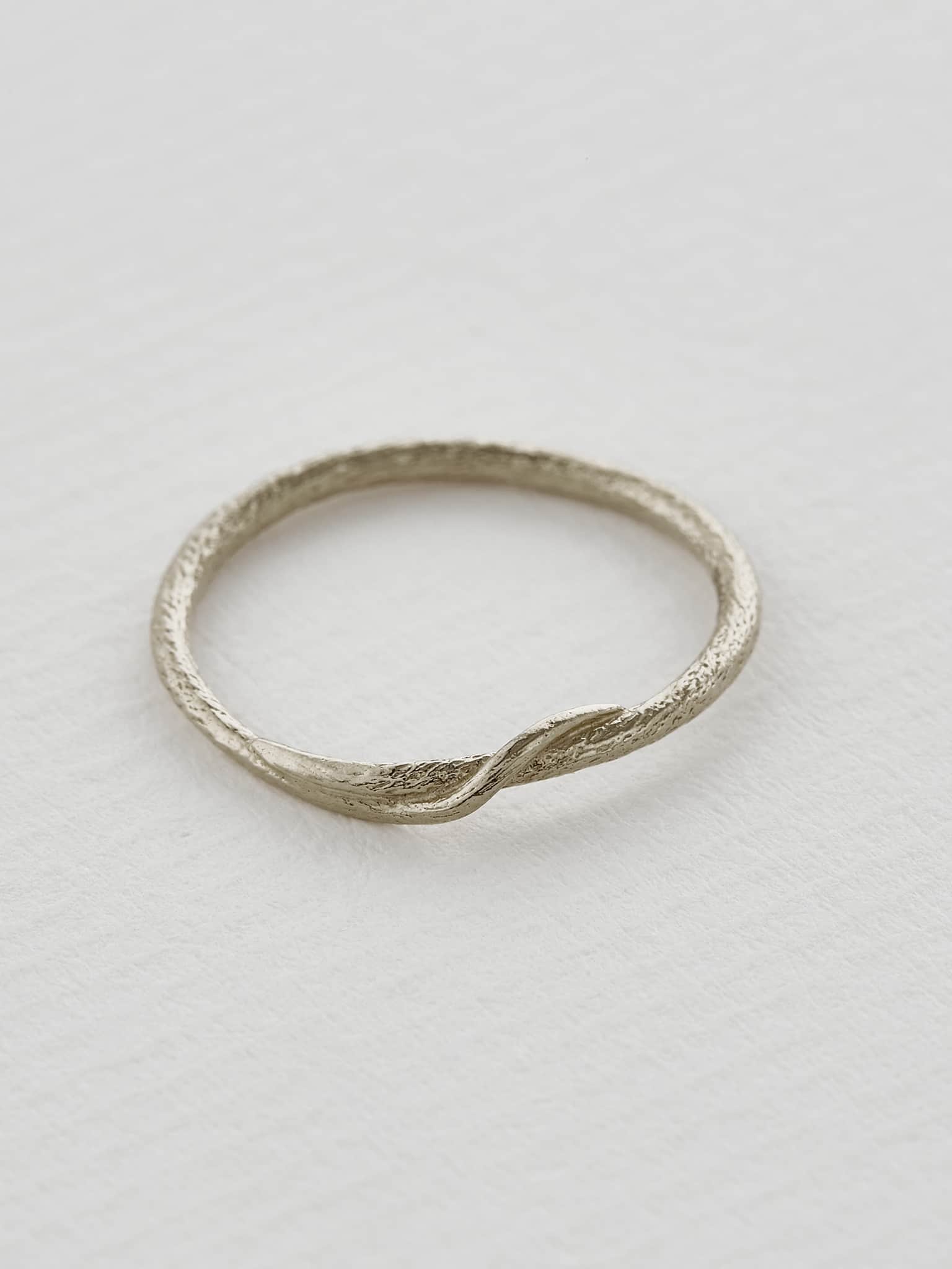 Fine Twisted Vine Seruni Ring - image 5 | 18ct white gold