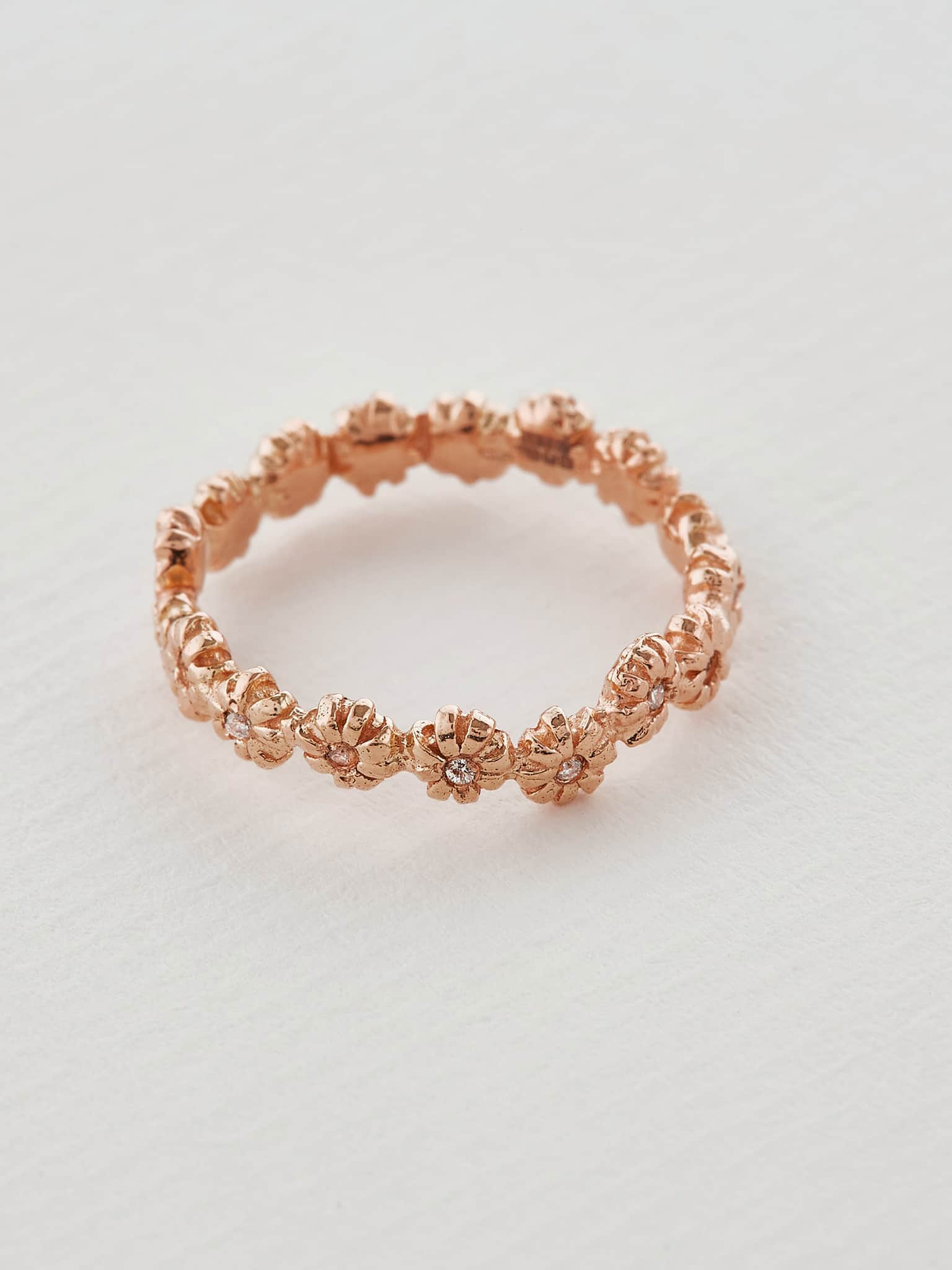Seruni Diamond Eternity Ring - image 7 | 18ct rose gold