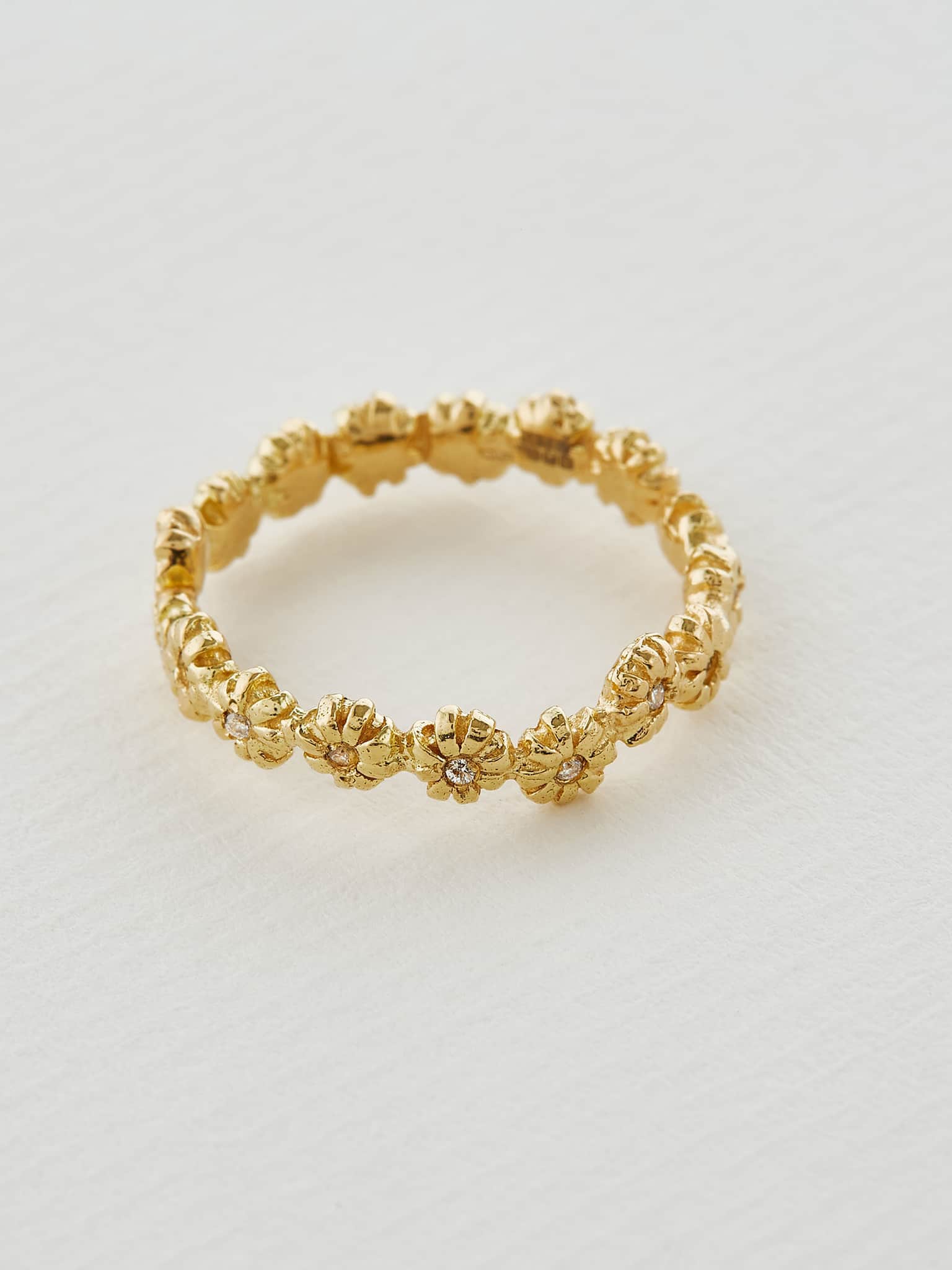 Seruni Diamond Eternity Ring - image 3 | 18ct yellow gold