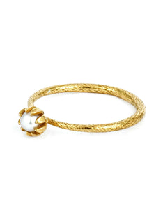 Baby Pearl Bud Ring