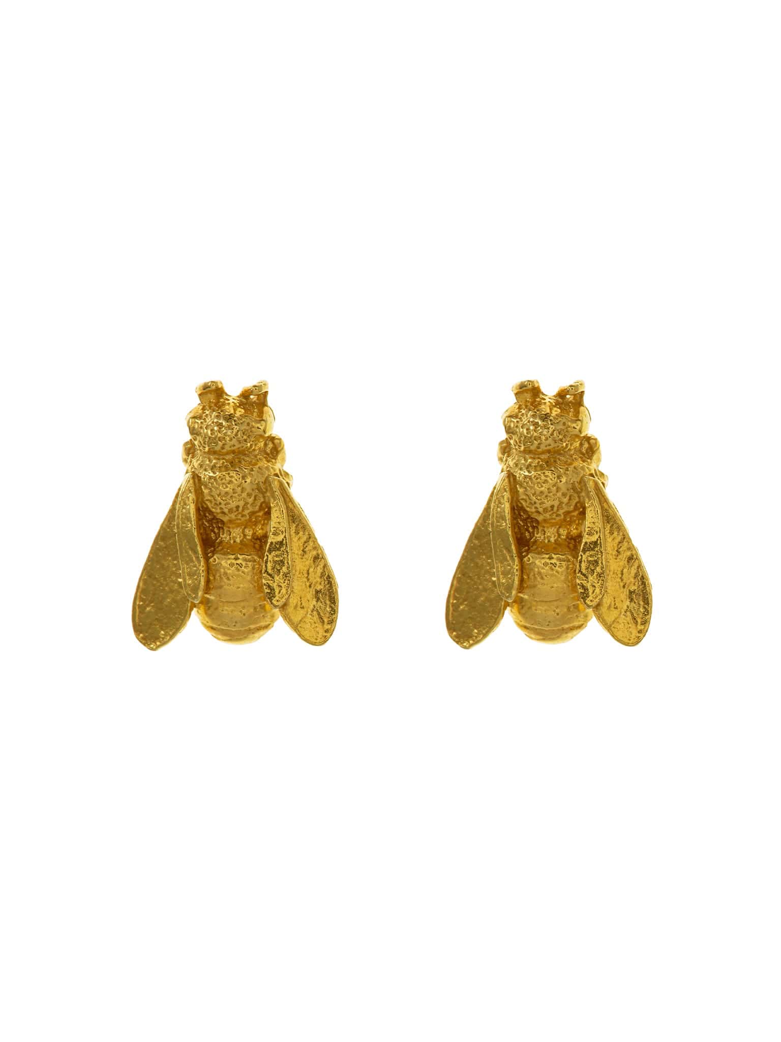 Large Honey Bee Studs - image 5 | gold plate