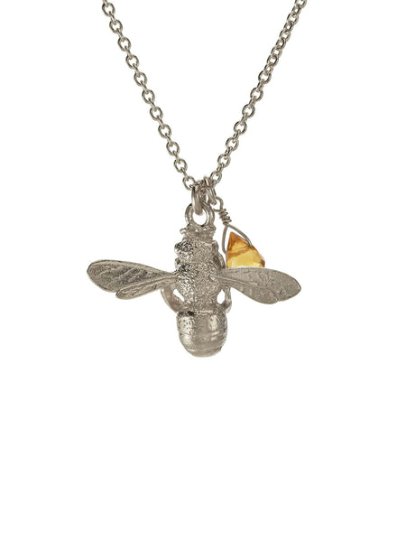 Honey Bee and Citrine Necklace – Alex Monroe